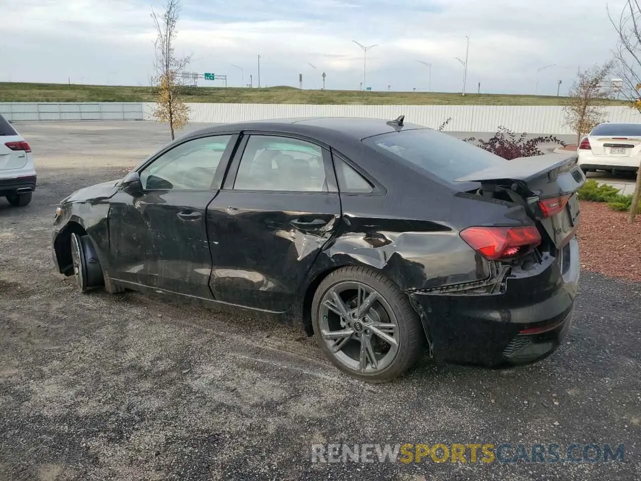 2 Фотография поврежденного автомобиля WAUHUDGY0RA125546 AUDI A3 2024