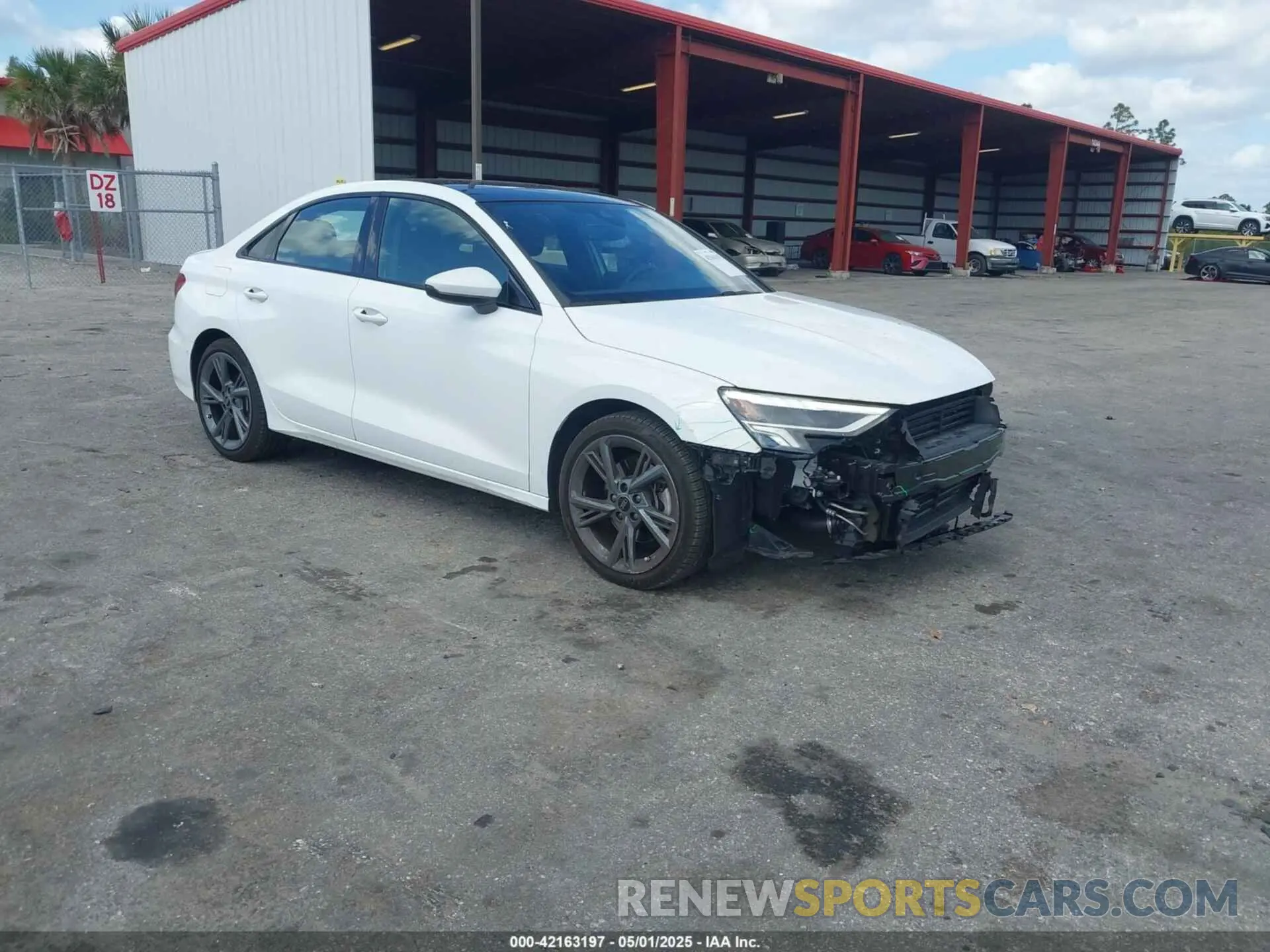 1 Photograph of a damaged car WAUHUDGY9RA135413 AUDI A3 2024