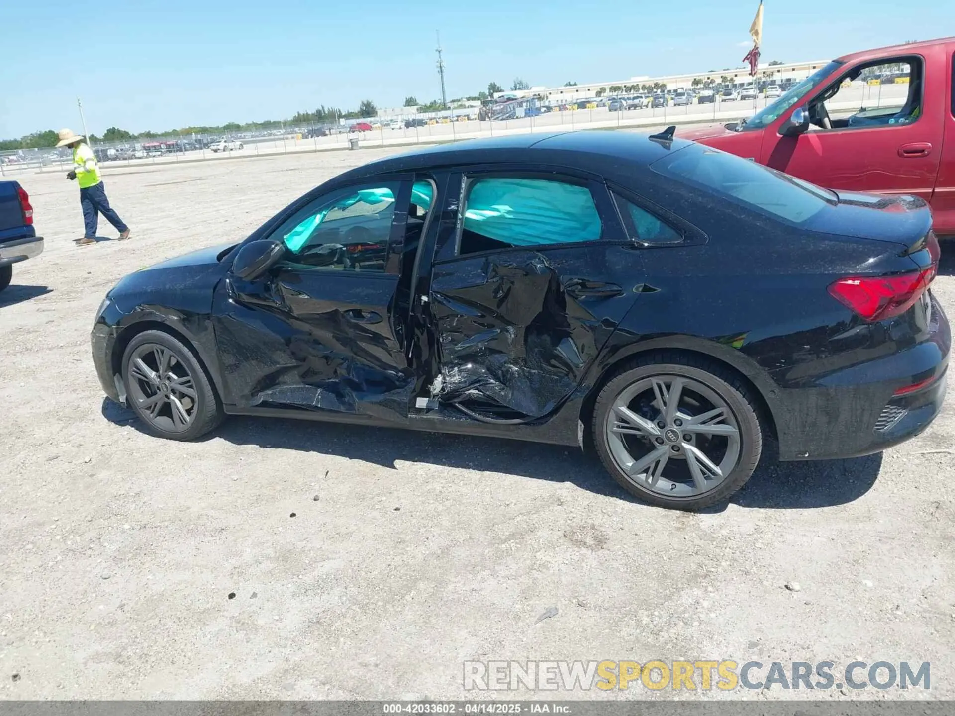 14 Photograph of a damaged car WAUHUDGYXRA047969 AUDI A3 2024