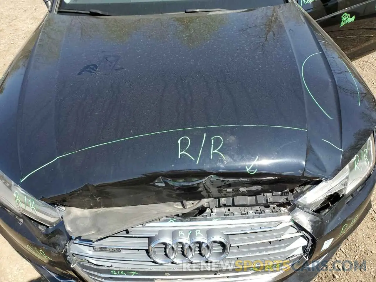 11 Photograph of a damaged car WAUANAF46KN010640 AUDI A4 2019