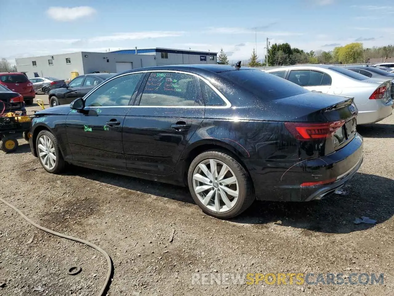 2 Photograph of a damaged car WAUANAF46KN010640 AUDI A4 2019