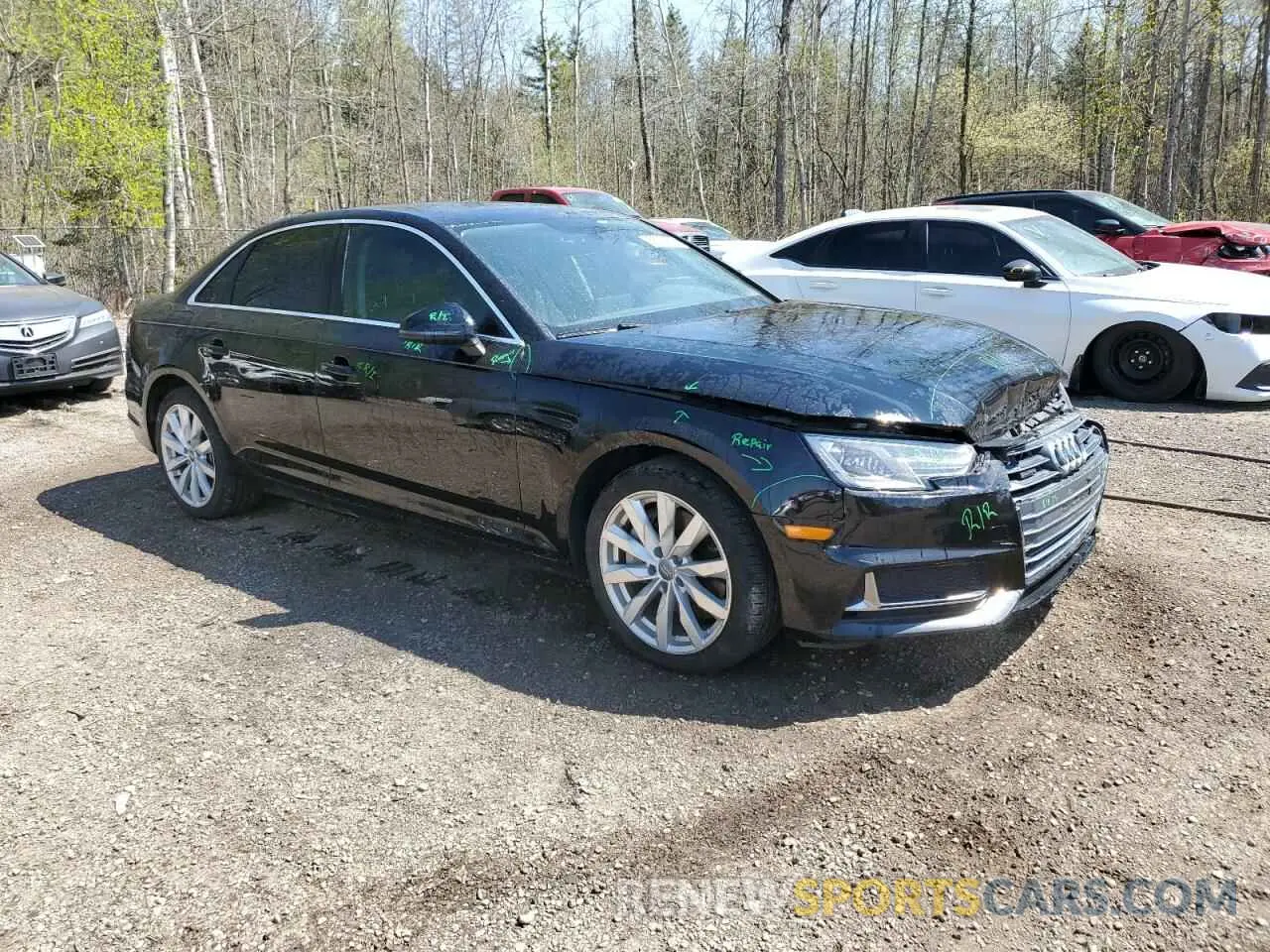 4 Photograph of a damaged car WAUANAF46KN010640 AUDI A4 2019
