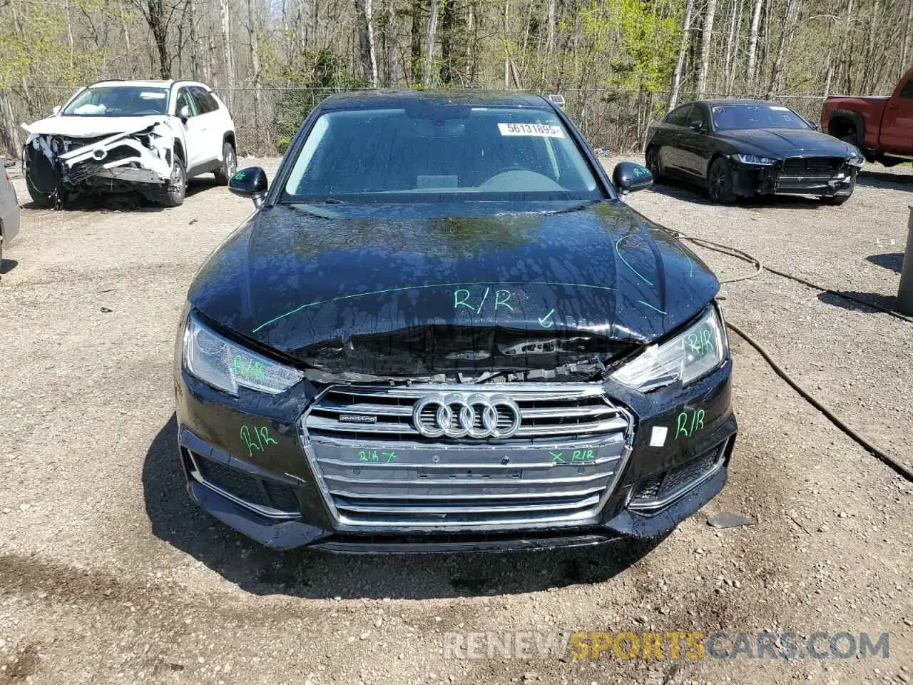 5 Photograph of a damaged car WAUANAF46KN010640 AUDI A4 2019