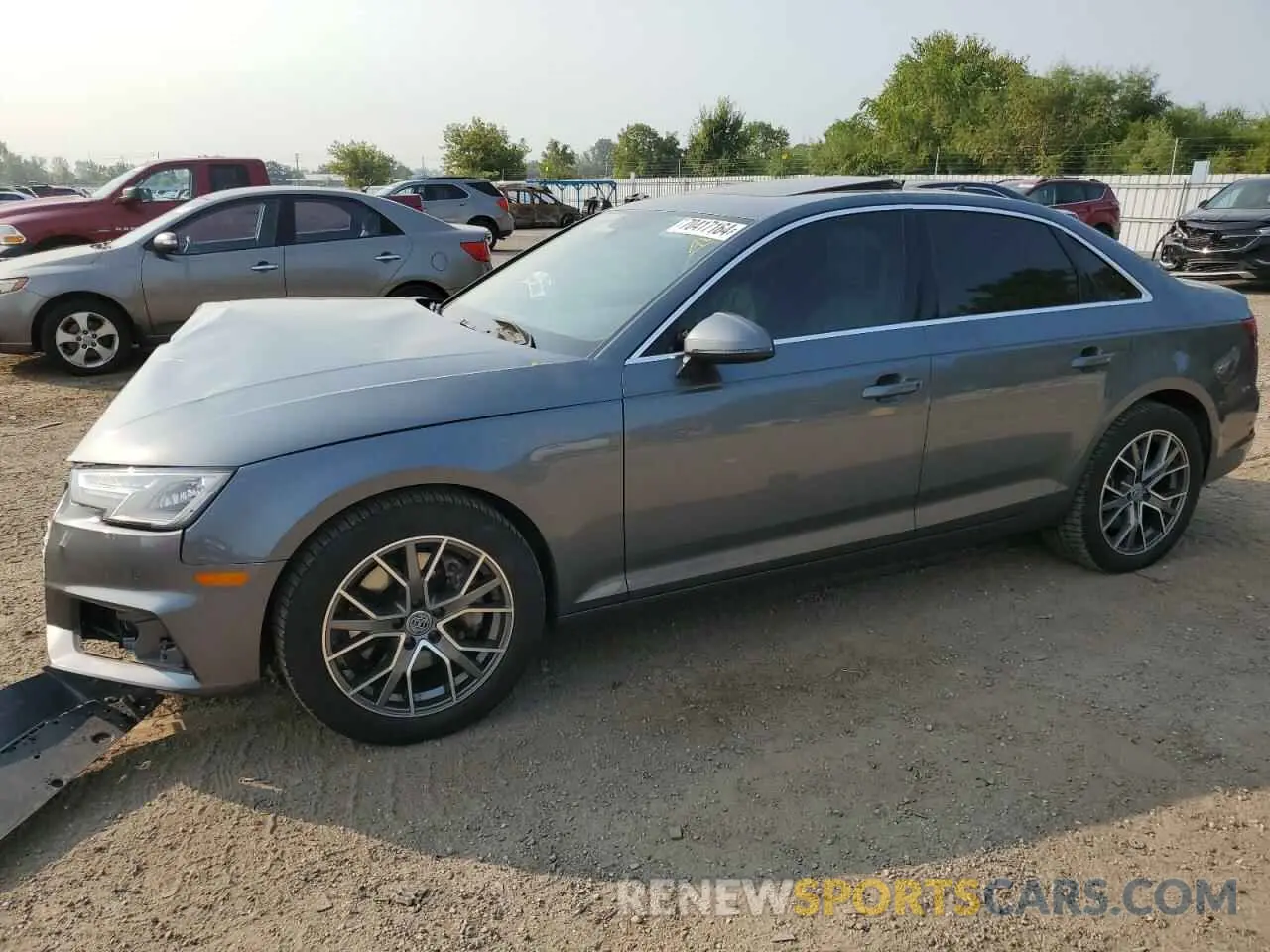1 Photograph of a damaged car WAUANAF47KN016107 AUDI A4 2019