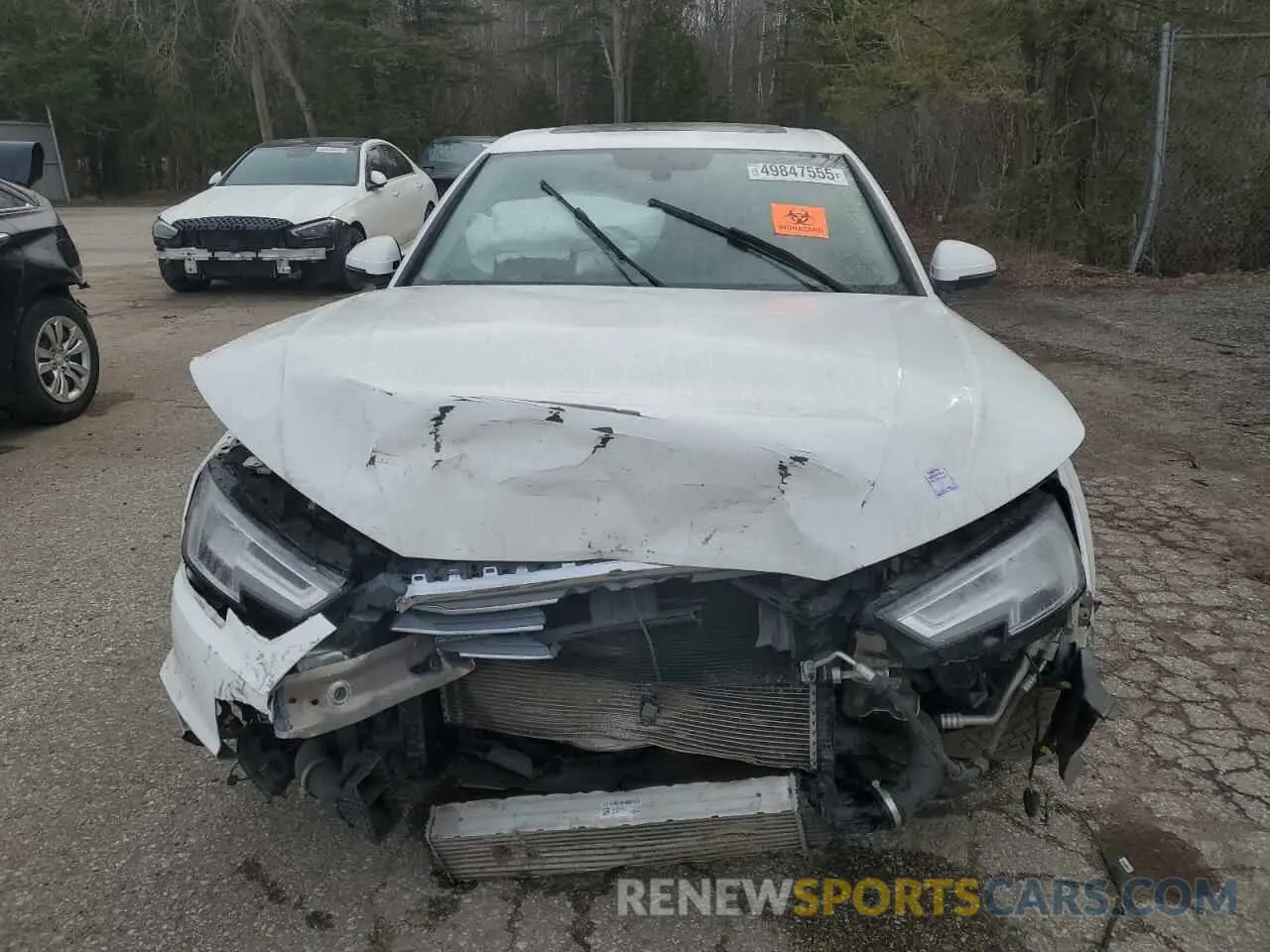 5 Photograph of a damaged car WAUBNAF40KN014705 AUDI A4 2019