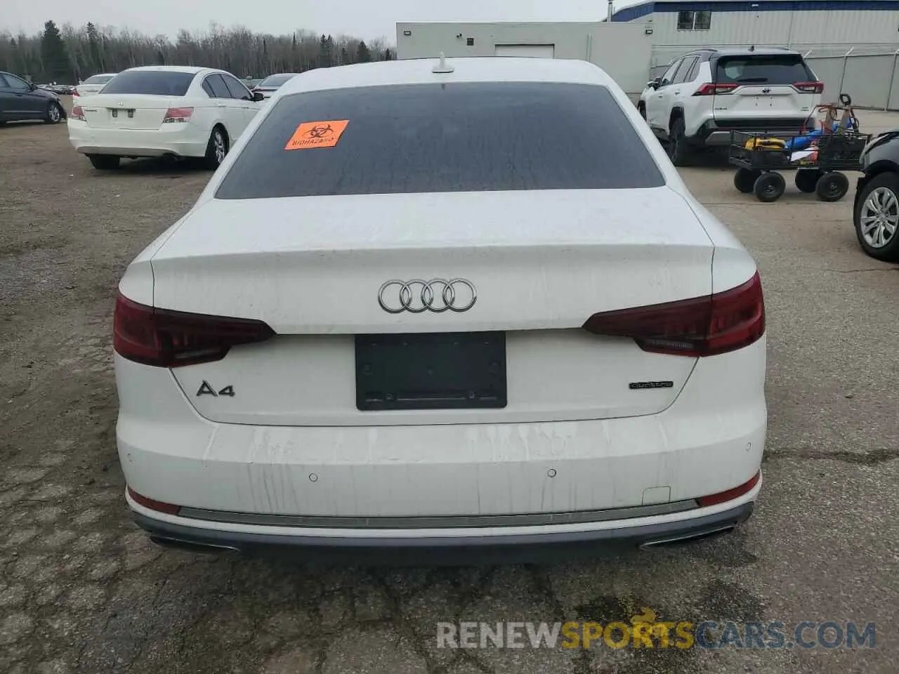 6 Photograph of a damaged car WAUBNAF40KN014705 AUDI A4 2019