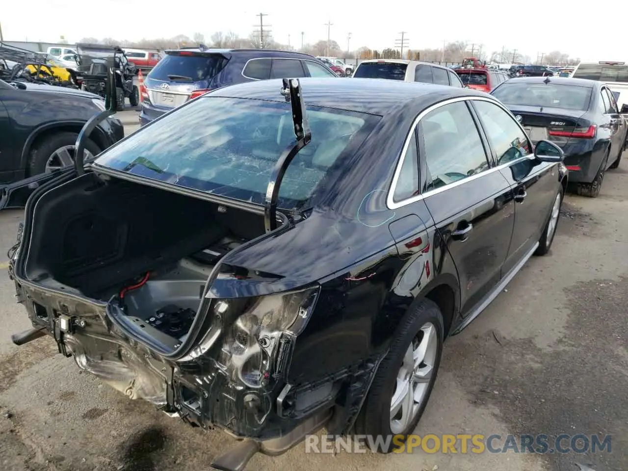 4 Photograph of a damaged car WAUDNAF40KA042049 AUDI A4 2019