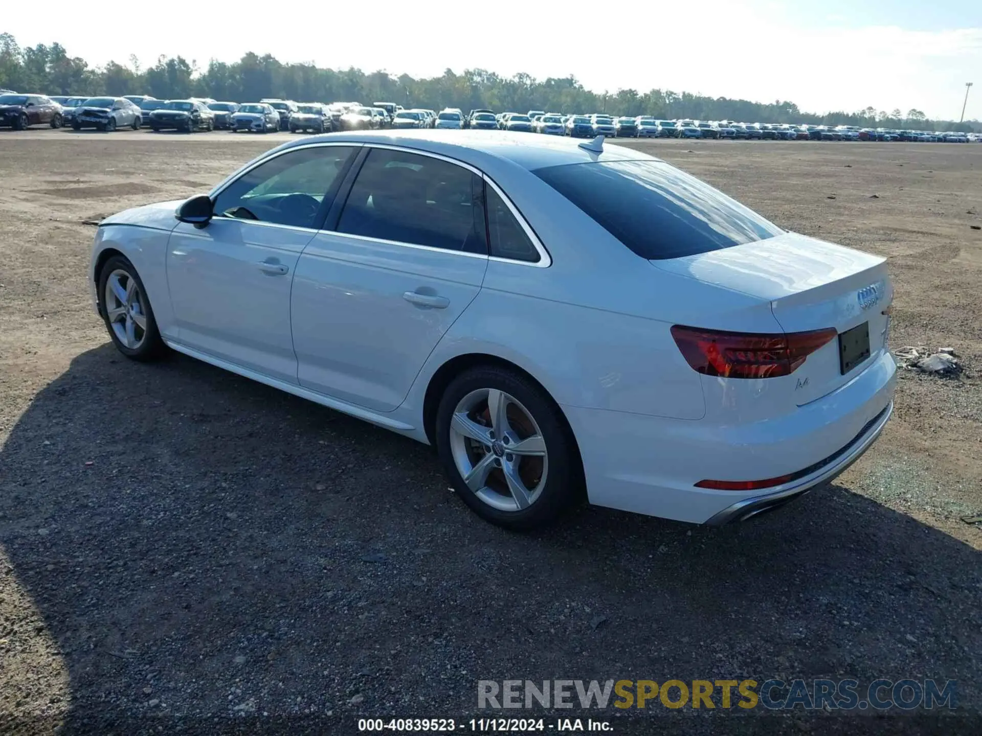 3 Photograph of a damaged car WAUDNAF40KA096953 AUDI A4 2019