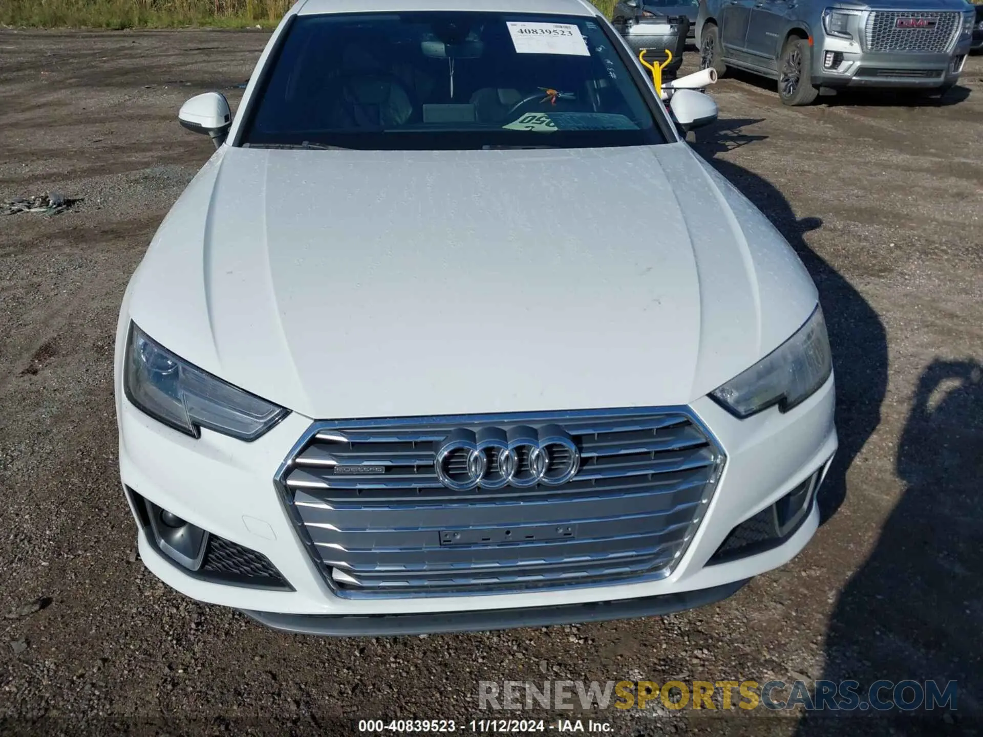 6 Photograph of a damaged car WAUDNAF40KA096953 AUDI A4 2019