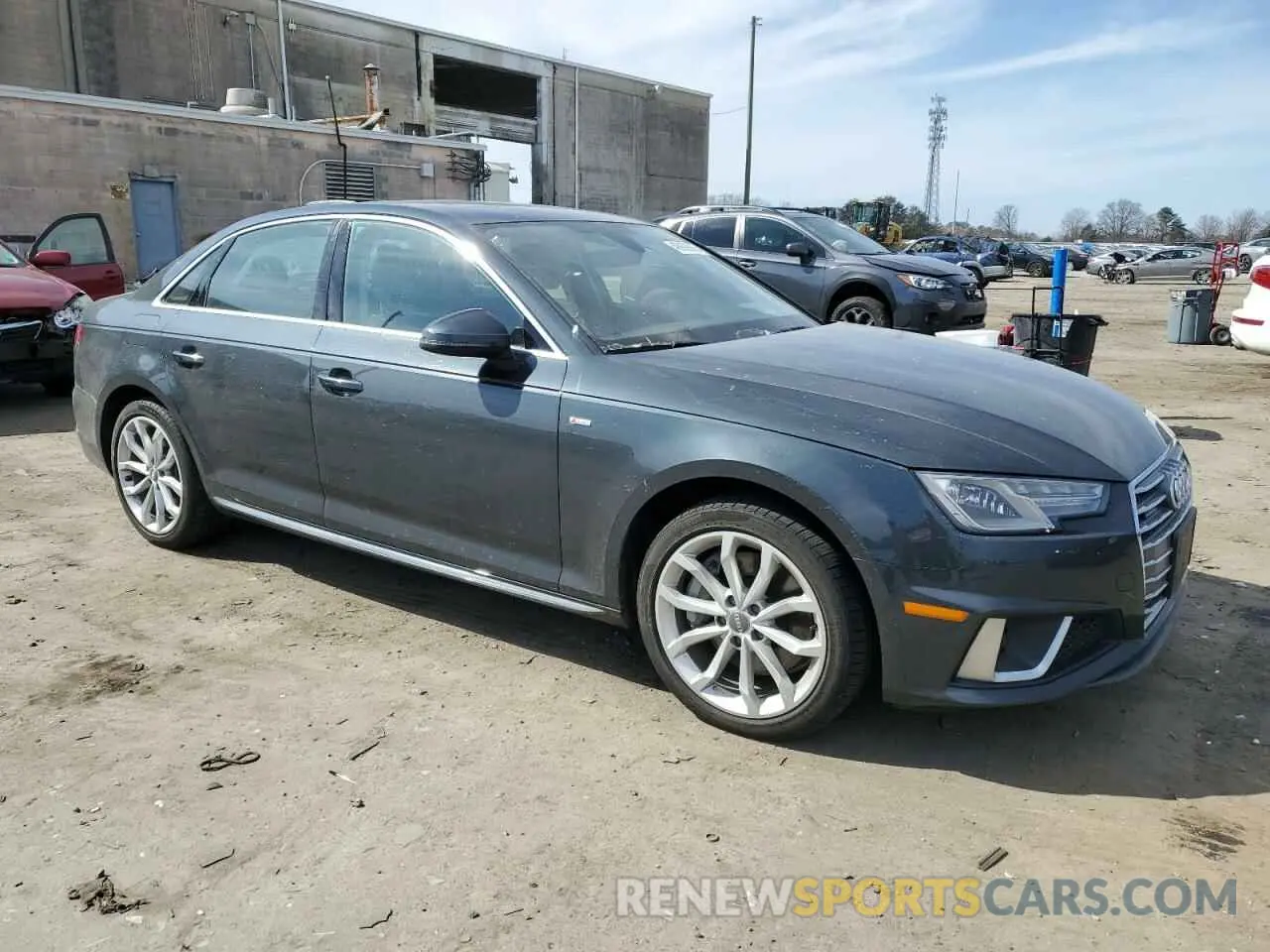 4 Photograph of a damaged car WAUDNAF40KN011599 AUDI A4 2019