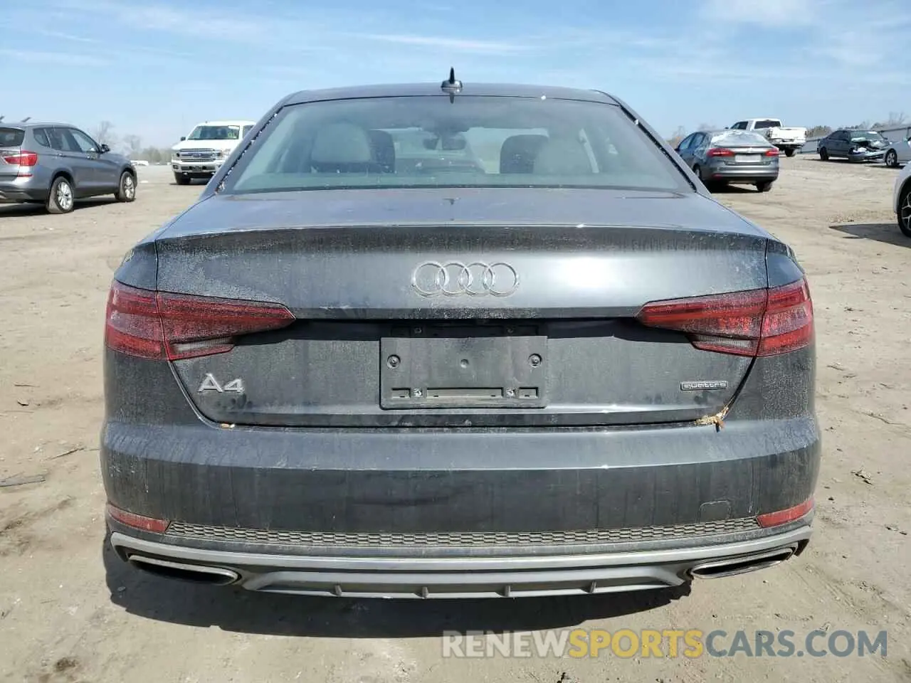 6 Photograph of a damaged car WAUDNAF40KN011599 AUDI A4 2019