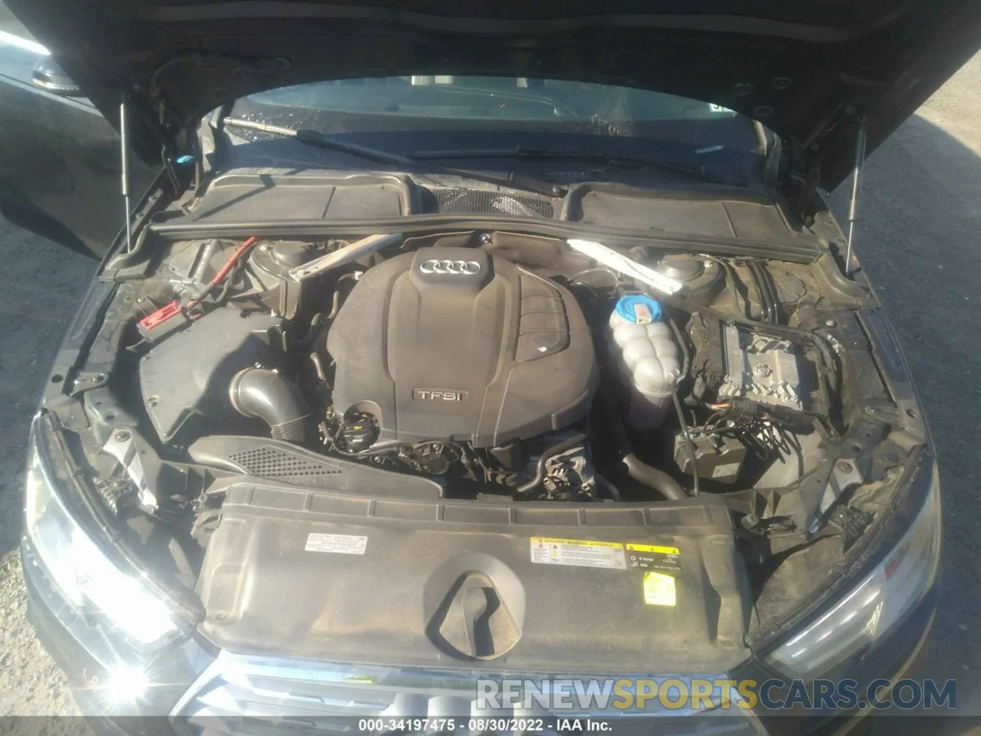 10 Photograph of a damaged car WAUDNAF41KA006743 AUDI A4 2019