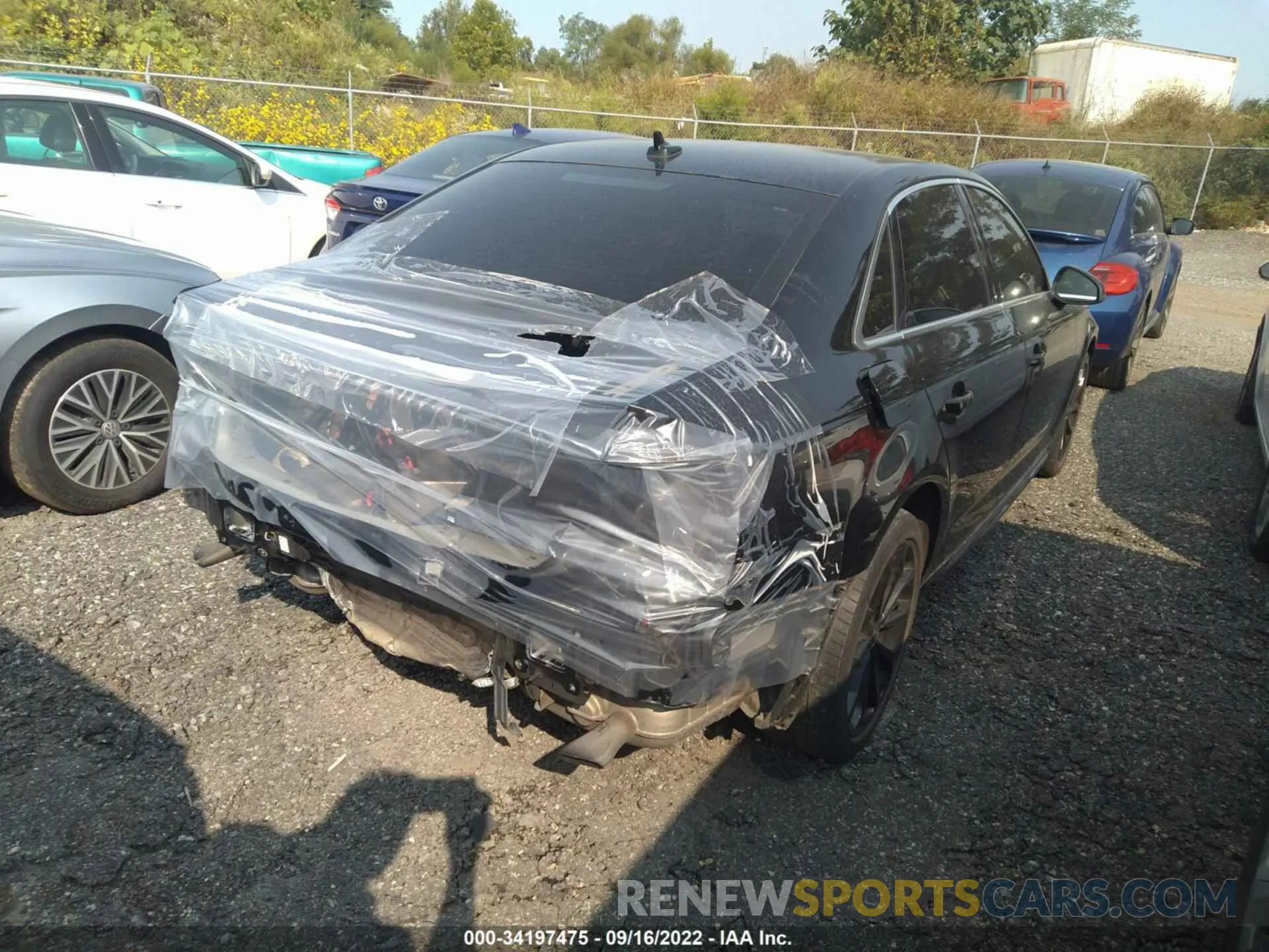 4 Photograph of a damaged car WAUDNAF41KA006743 AUDI A4 2019