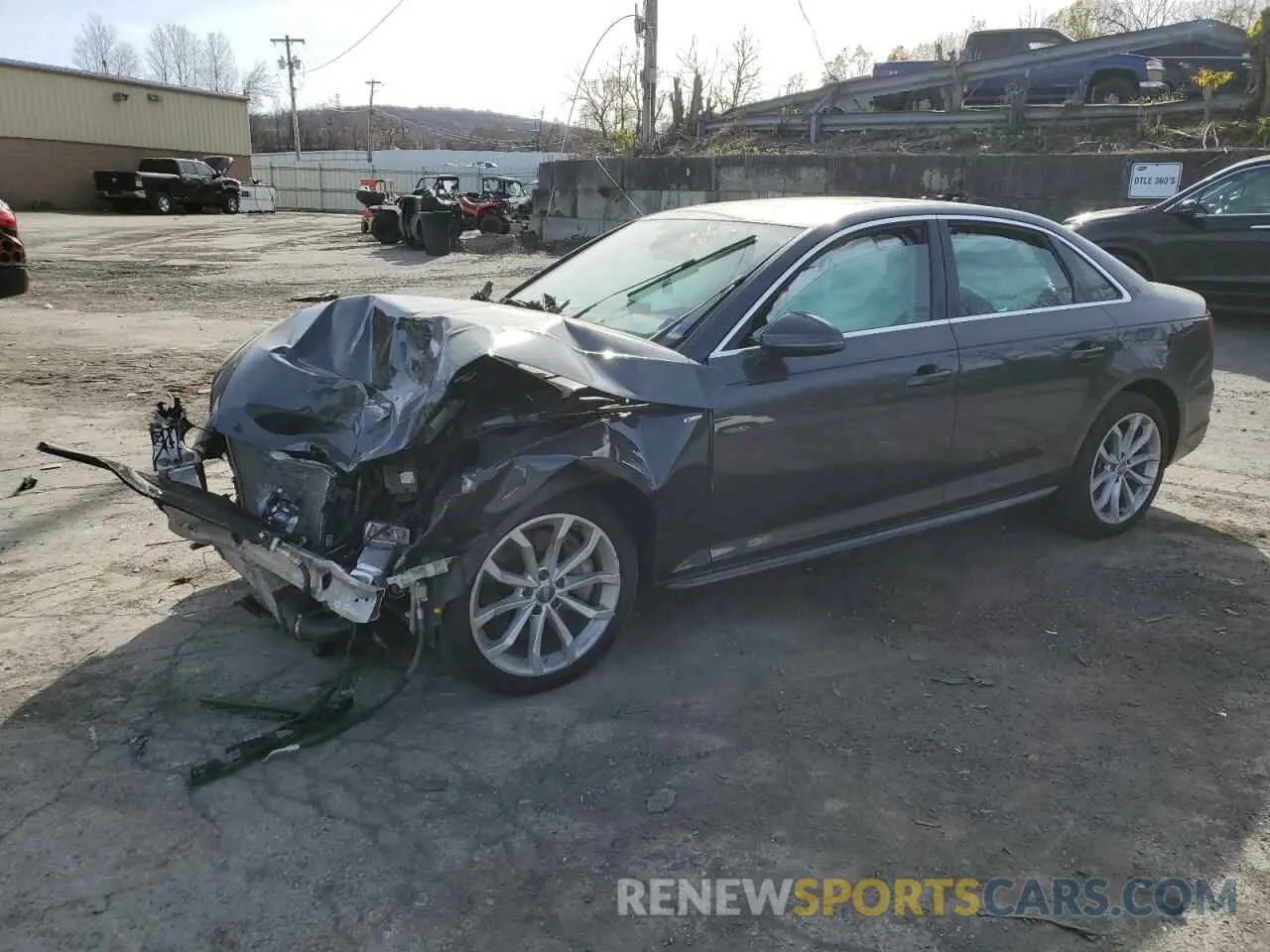 1 Фотография поврежденного автомобиля WAUDNAF44KN006647 AUDI A4 2019