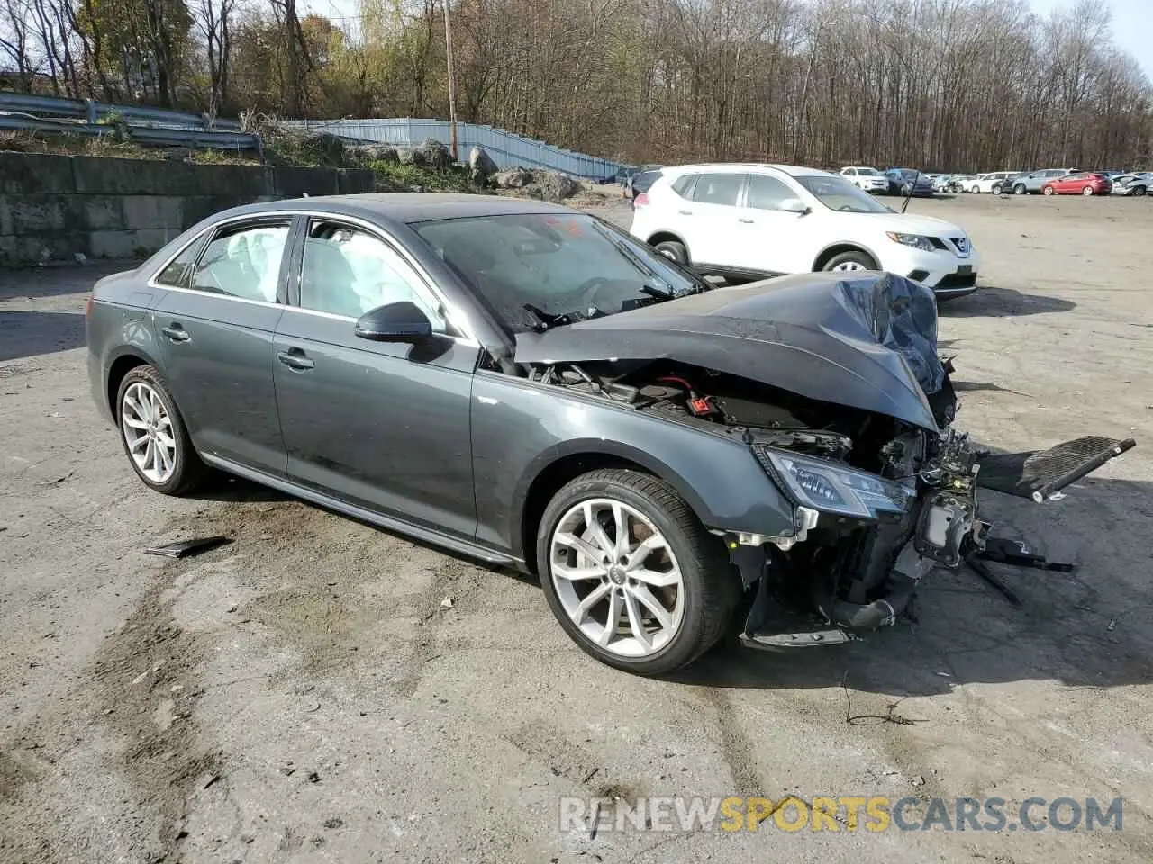 4 Фотография поврежденного автомобиля WAUDNAF44KN006647 AUDI A4 2019