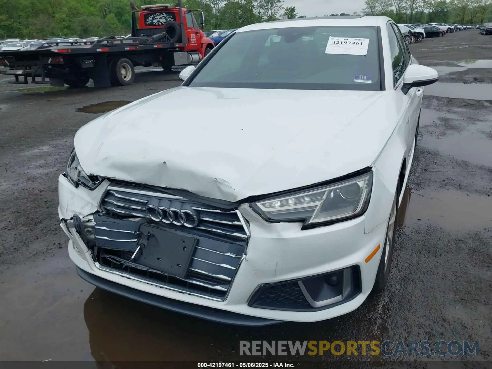 6 Фотография поврежденного автомобиля WAUDNAF44KN019219 AUDI A4 2019