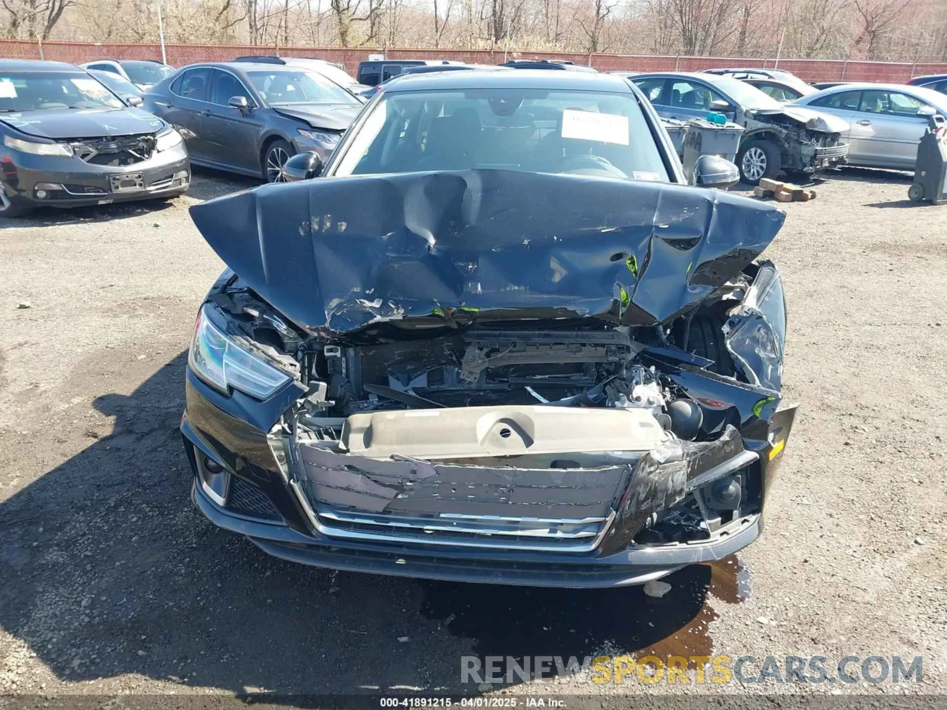 12 Photograph of a damaged car WAUDNAF47KA107169 AUDI A4 2019