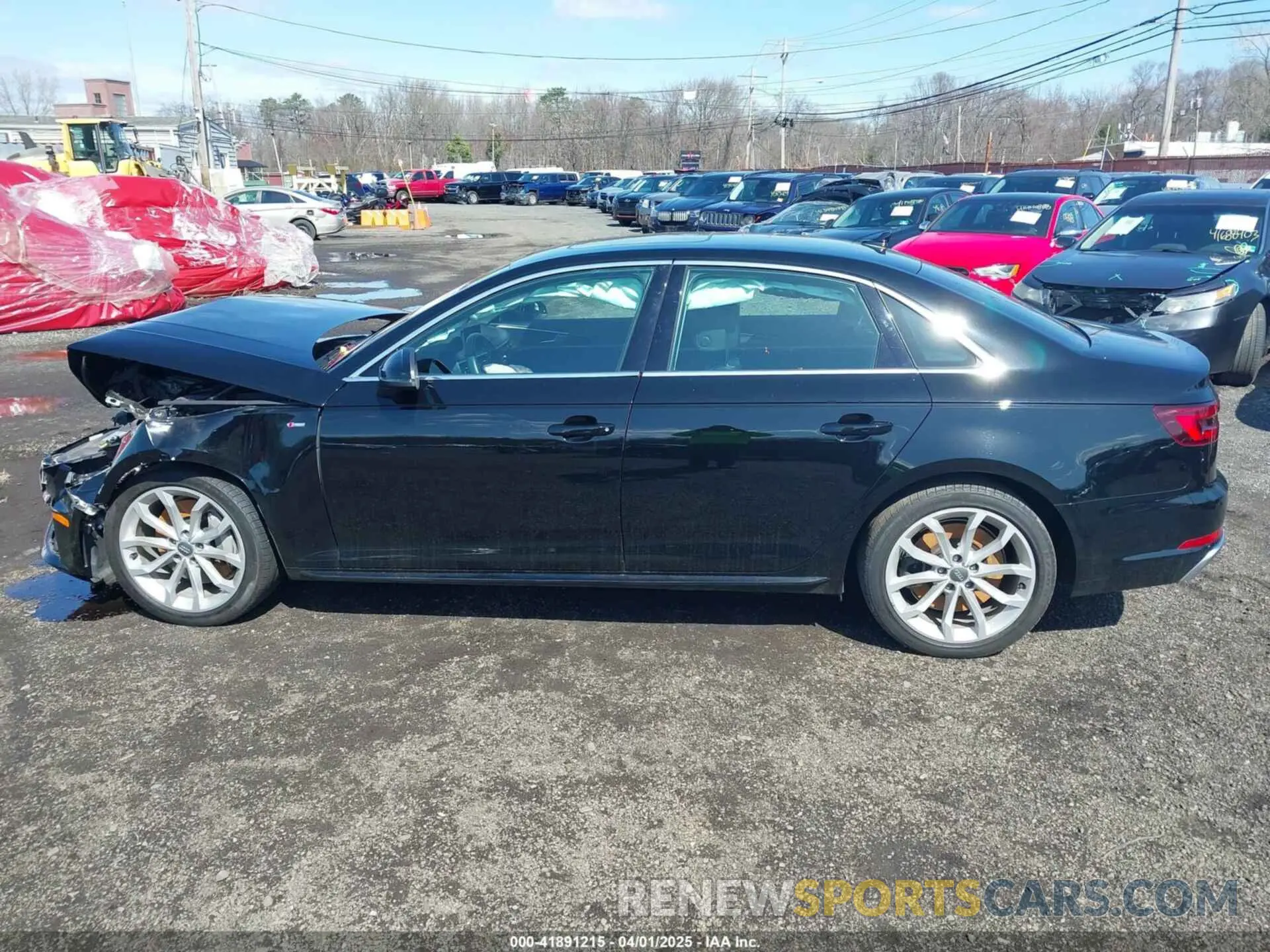 14 Photograph of a damaged car WAUDNAF47KA107169 AUDI A4 2019