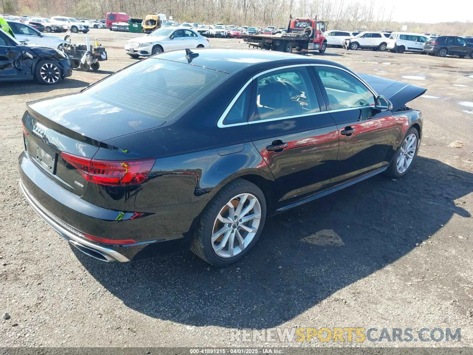 4 Photograph of a damaged car WAUDNAF47KA107169 AUDI A4 2019