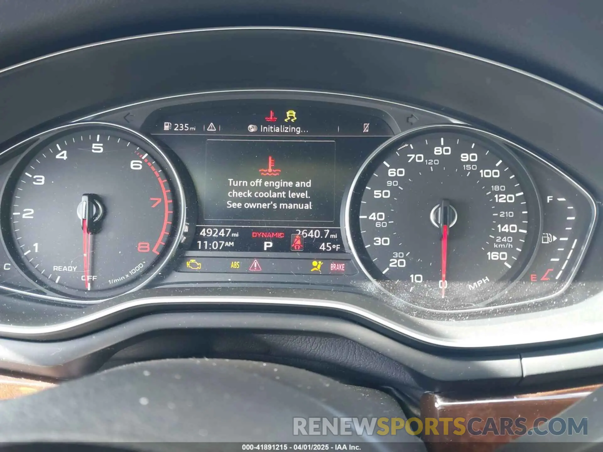 7 Photograph of a damaged car WAUDNAF47KA107169 AUDI A4 2019