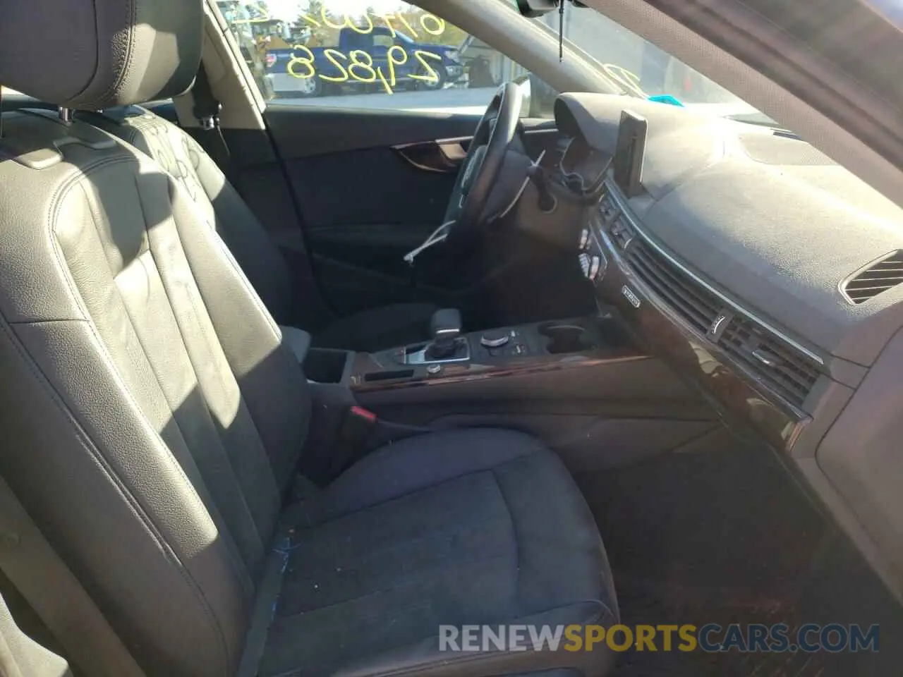 5 Photograph of a damaged car WAUDNAF47KN019408 AUDI A4 2019