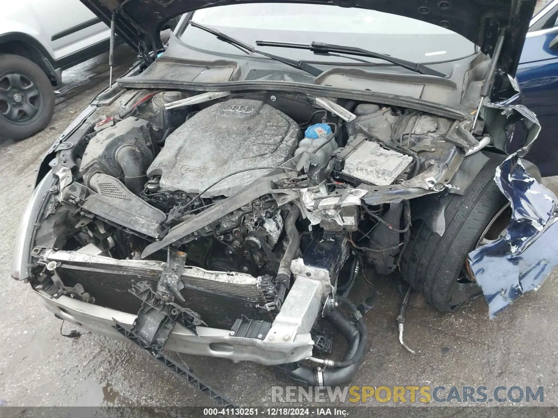 10 Photograph of a damaged car WAUDNAF48KA013267 AUDI A4 2019