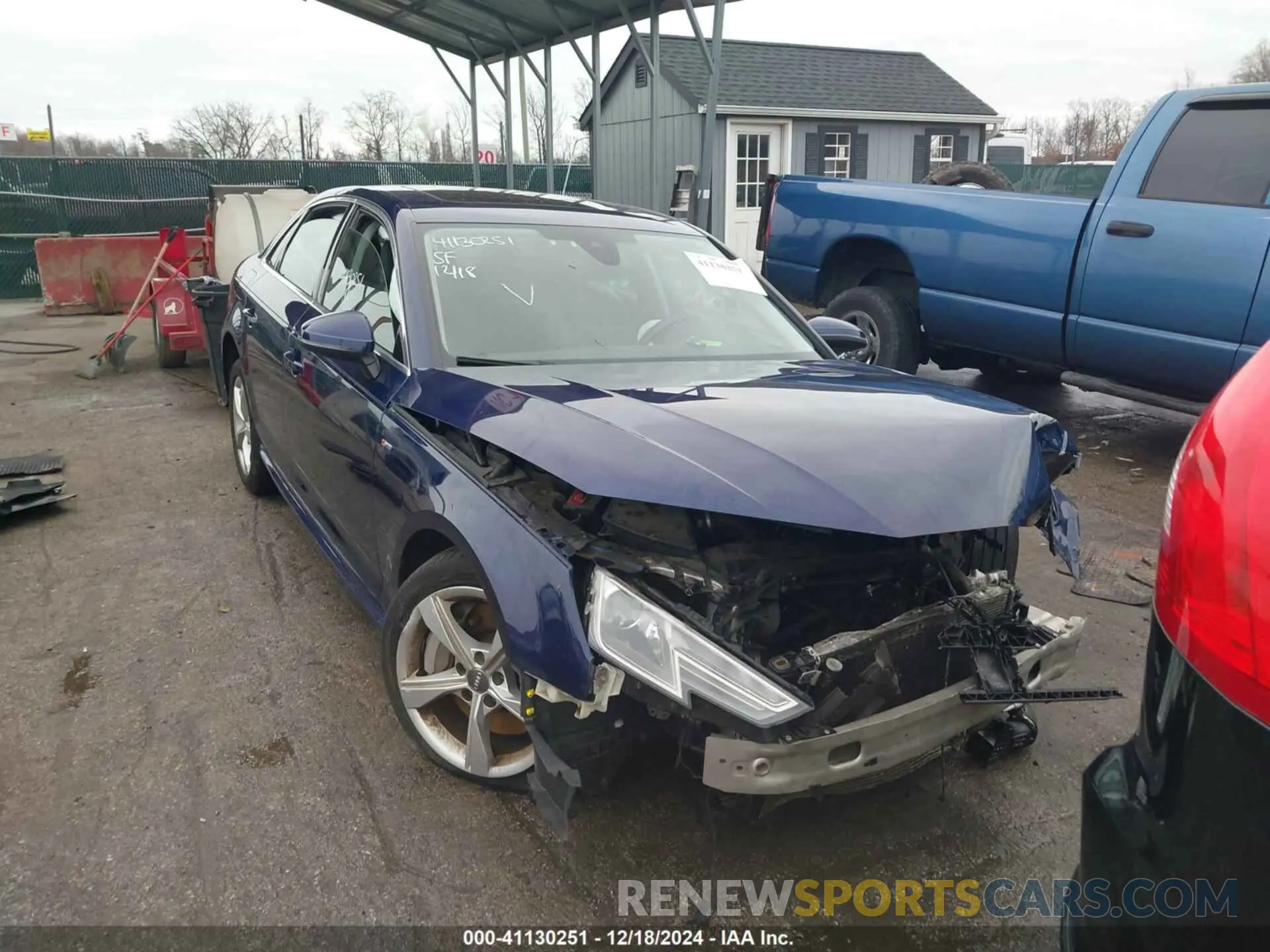 13 Photograph of a damaged car WAUDNAF48KA013267 AUDI A4 2019