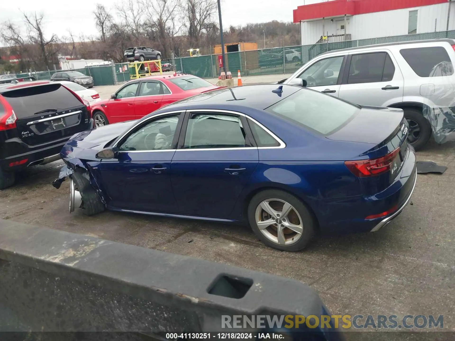 15 Photograph of a damaged car WAUDNAF48KA013267 AUDI A4 2019