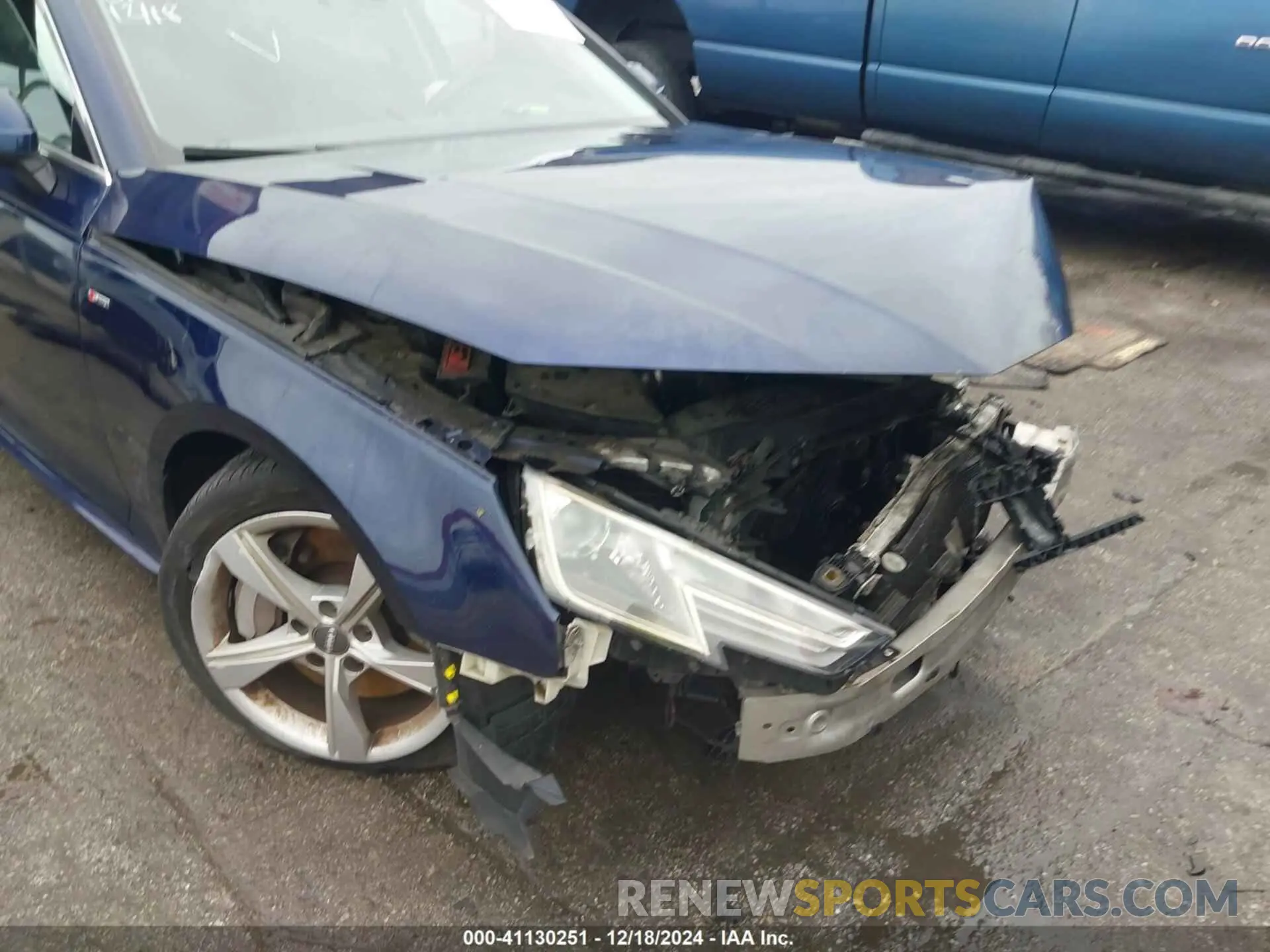 19 Photograph of a damaged car WAUDNAF48KA013267 AUDI A4 2019