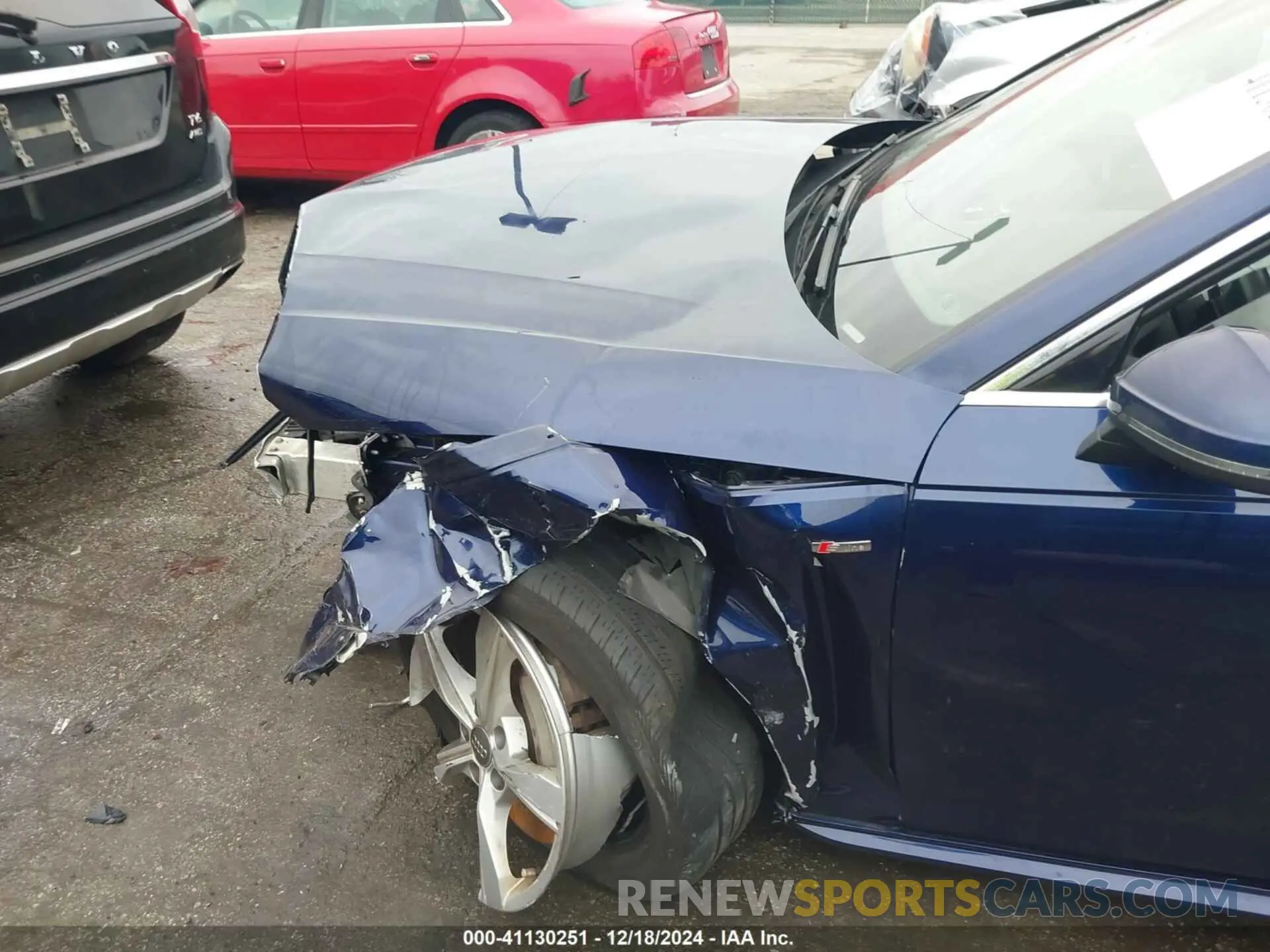 6 Photograph of a damaged car WAUDNAF48KA013267 AUDI A4 2019