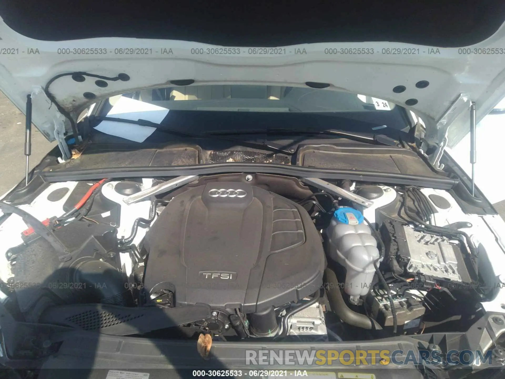 10 Photograph of a damaged car WAUDNAF48KA021627 AUDI A4 2019