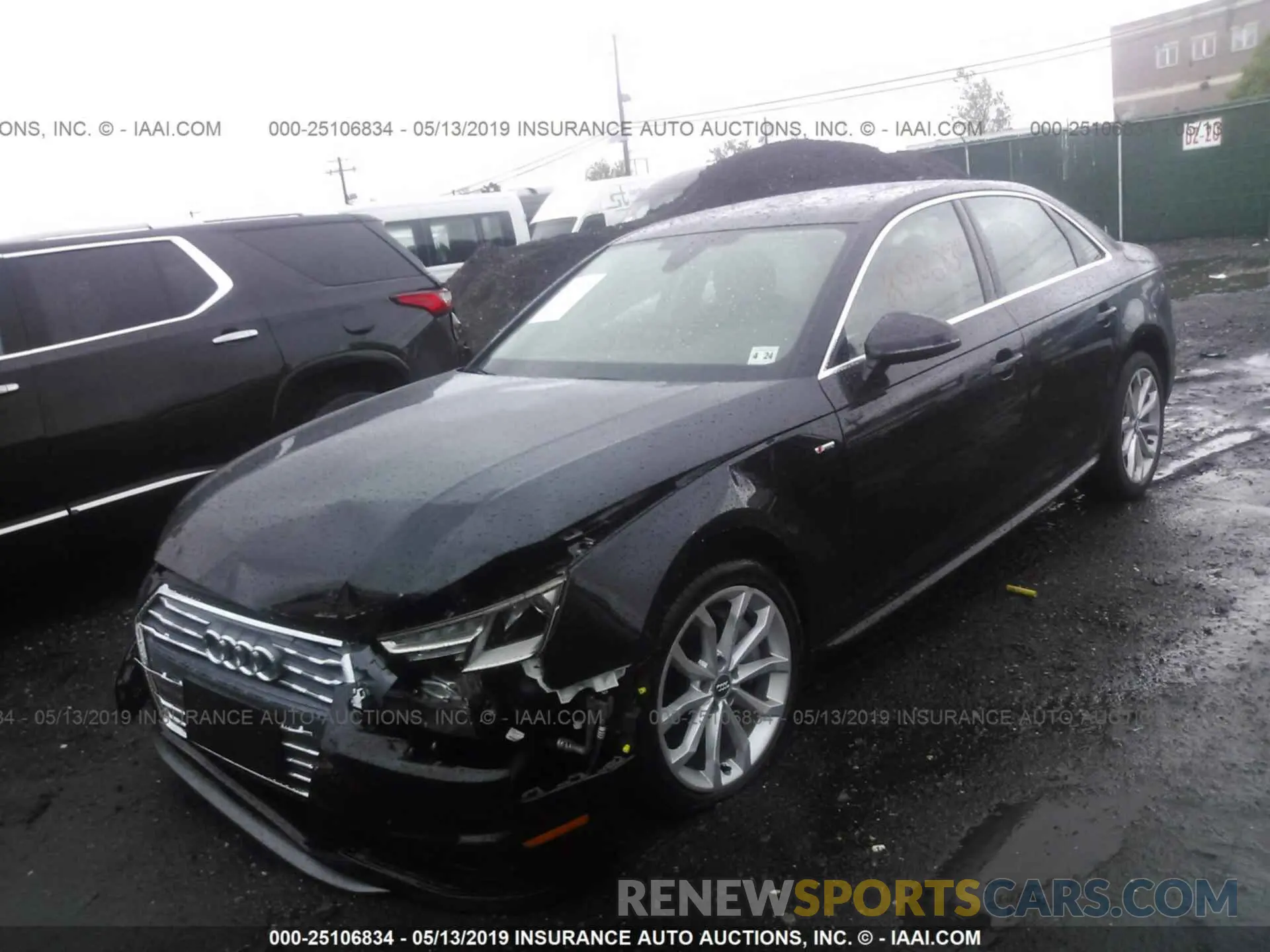2 Photograph of a damaged car WAUDNAF49KA007977 AUDI A4 2019