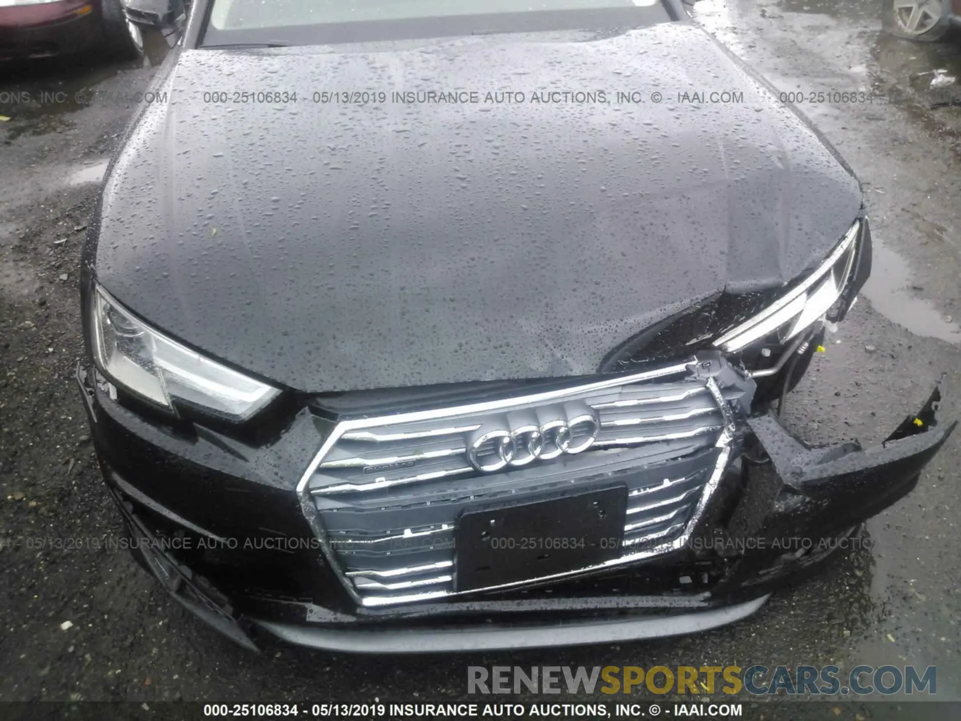 6 Photograph of a damaged car WAUDNAF49KA007977 AUDI A4 2019