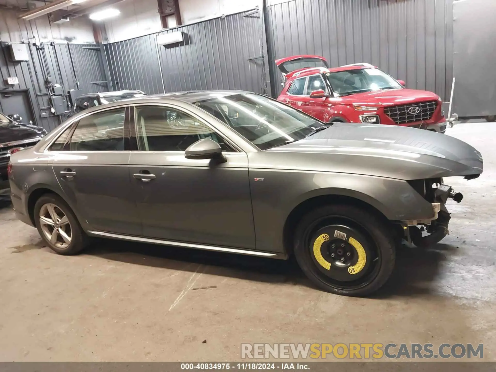 14 Photograph of a damaged car WAUDNAF4XKA022195 AUDI A4 2019