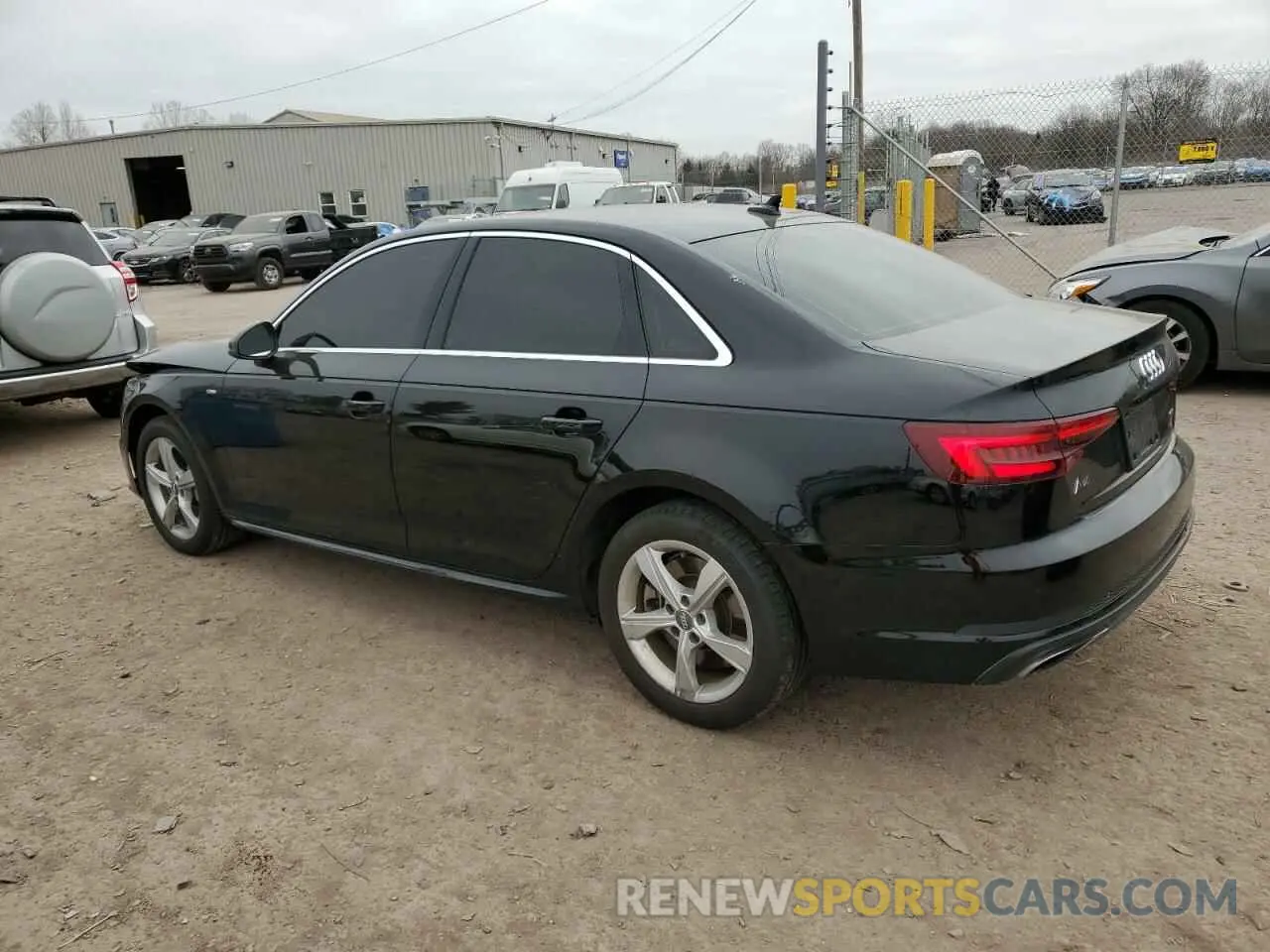 2 Фотография поврежденного автомобиля WAUDNAF4XKA108414 AUDI A4 2019