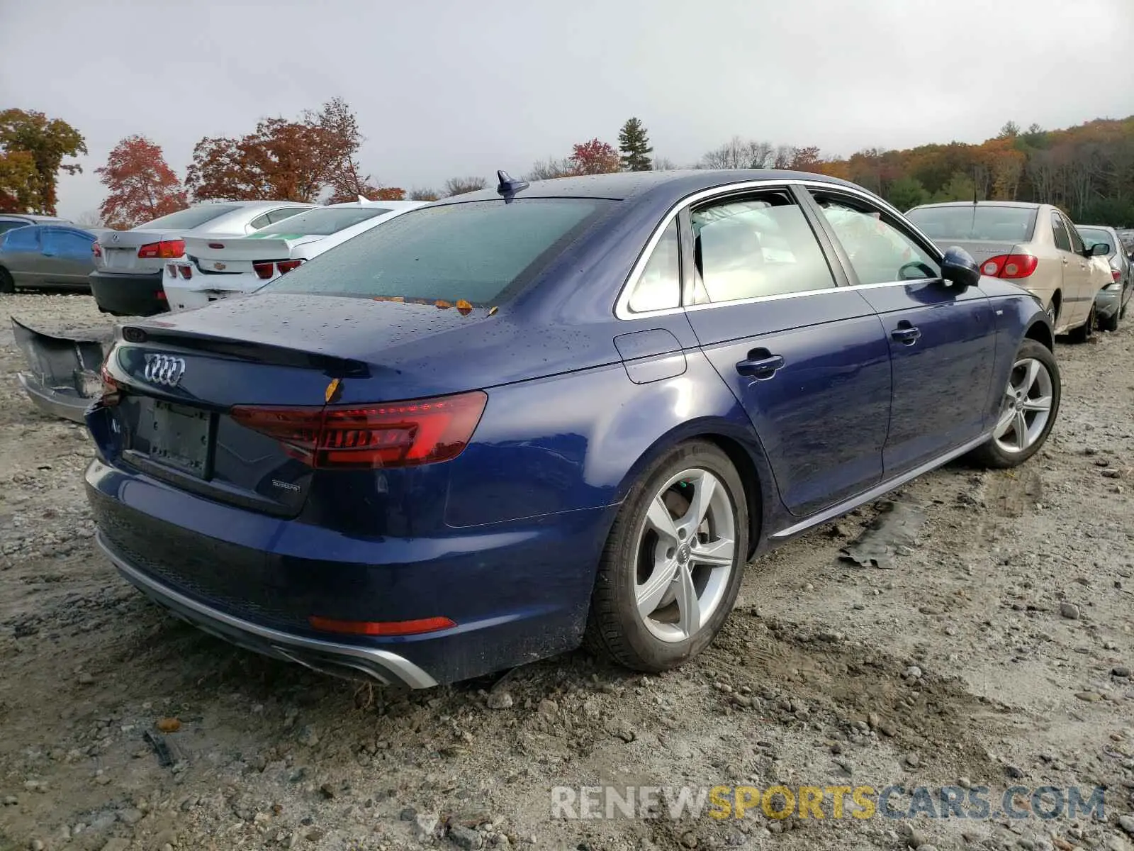 4 Photograph of a damaged car WAUDNAF4XKN005521 AUDI A4 2019