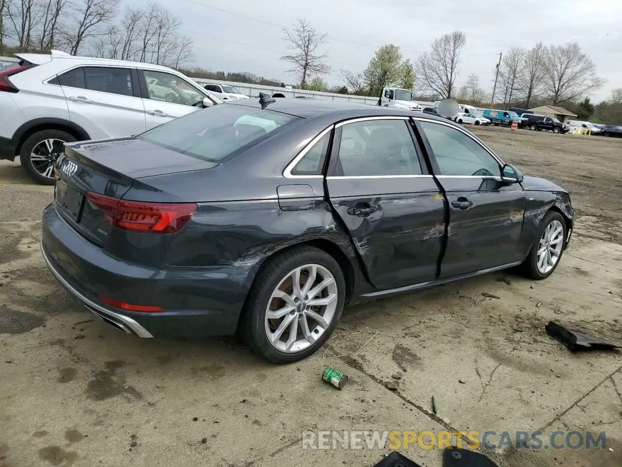 3 Photograph of a damaged car WAUDNAF4XKN006300 AUDI A4 2019