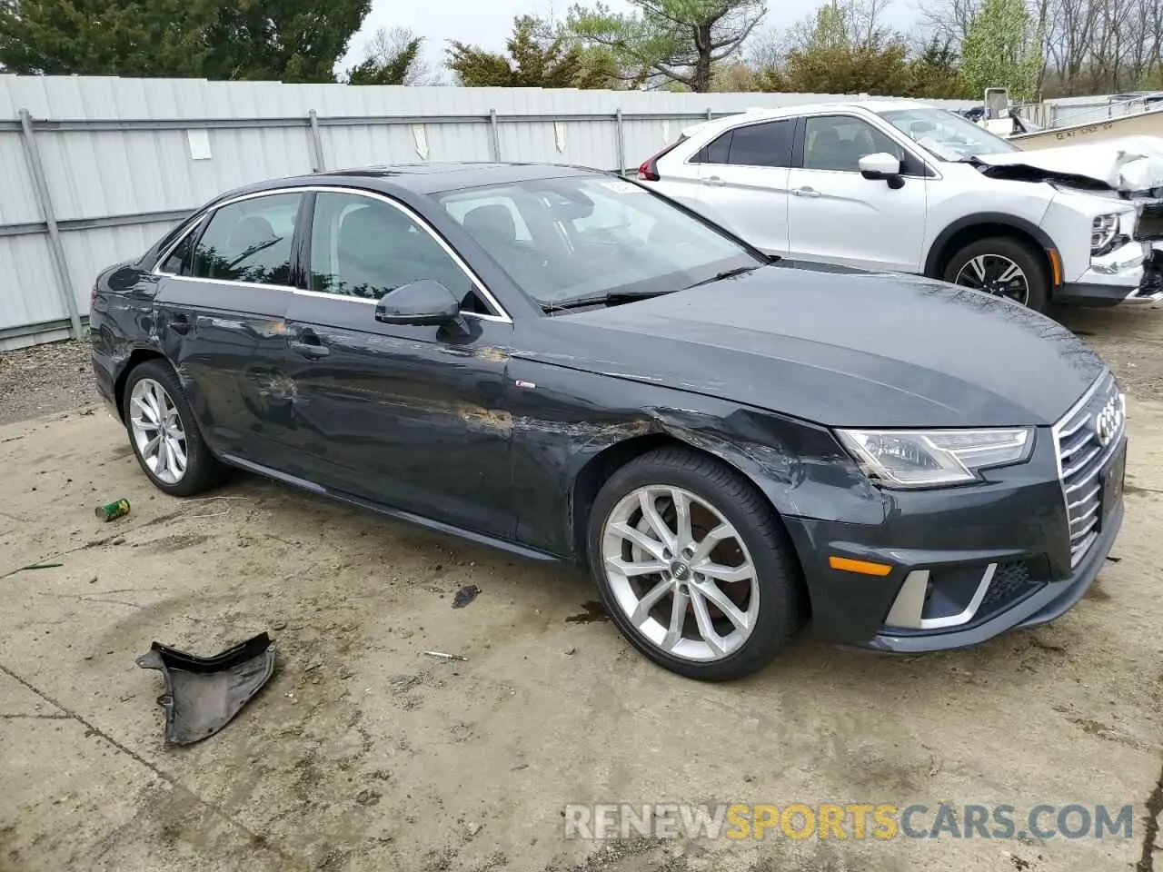 4 Photograph of a damaged car WAUDNAF4XKN006300 AUDI A4 2019