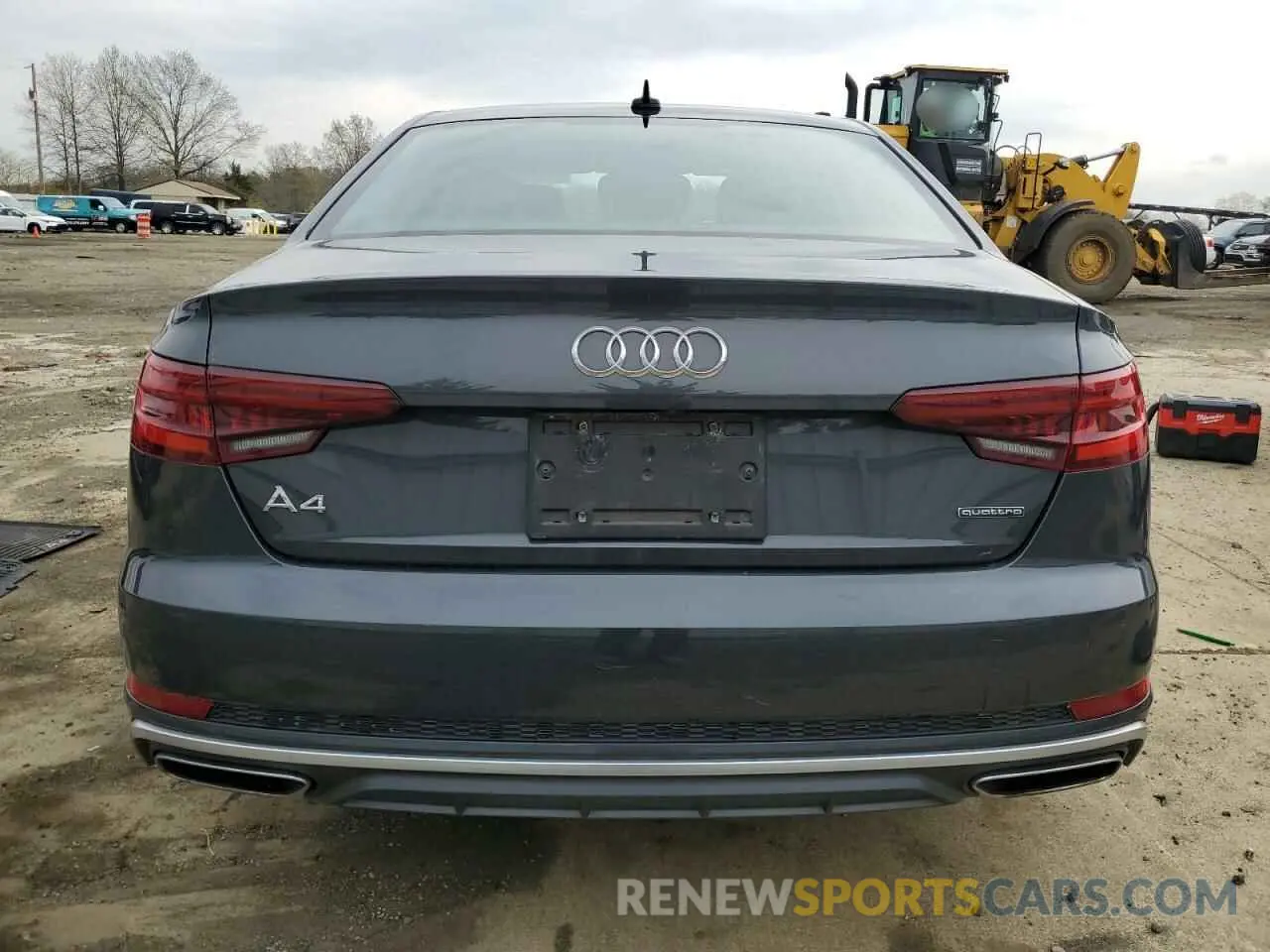 6 Photograph of a damaged car WAUDNAF4XKN006300 AUDI A4 2019