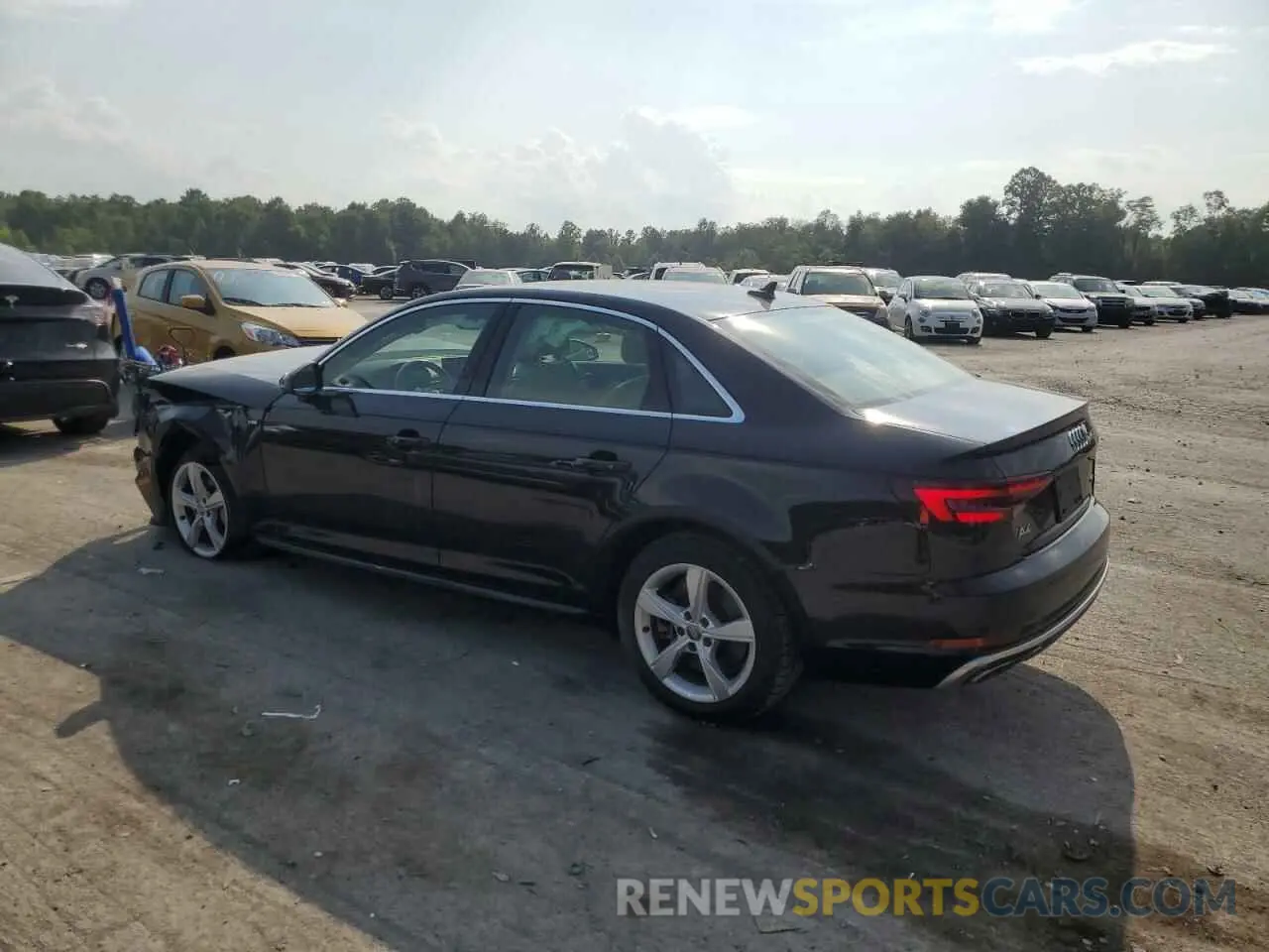 2 Фотография поврежденного автомобиля WAUDNAF4XKN019936 AUDI A4 2019
