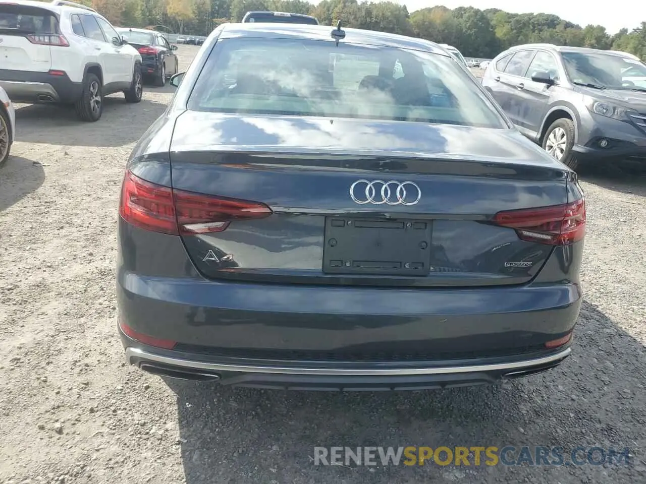 6 Photograph of a damaged car WAUDNBF42KN019080 AUDI A4 2019