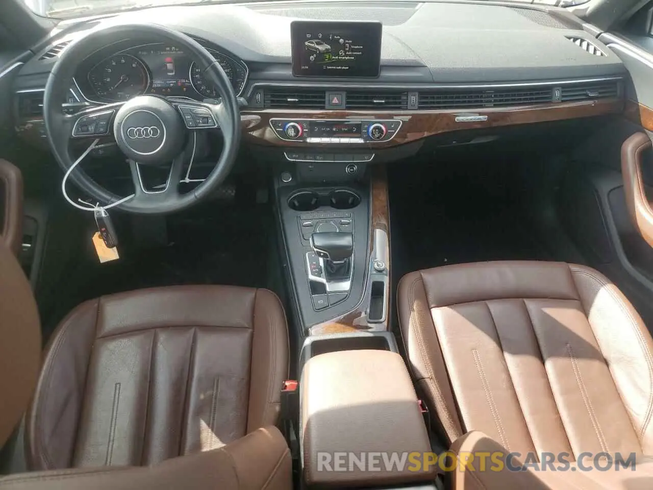 8 Photograph of a damaged car WAUDNBF42KN019080 AUDI A4 2019