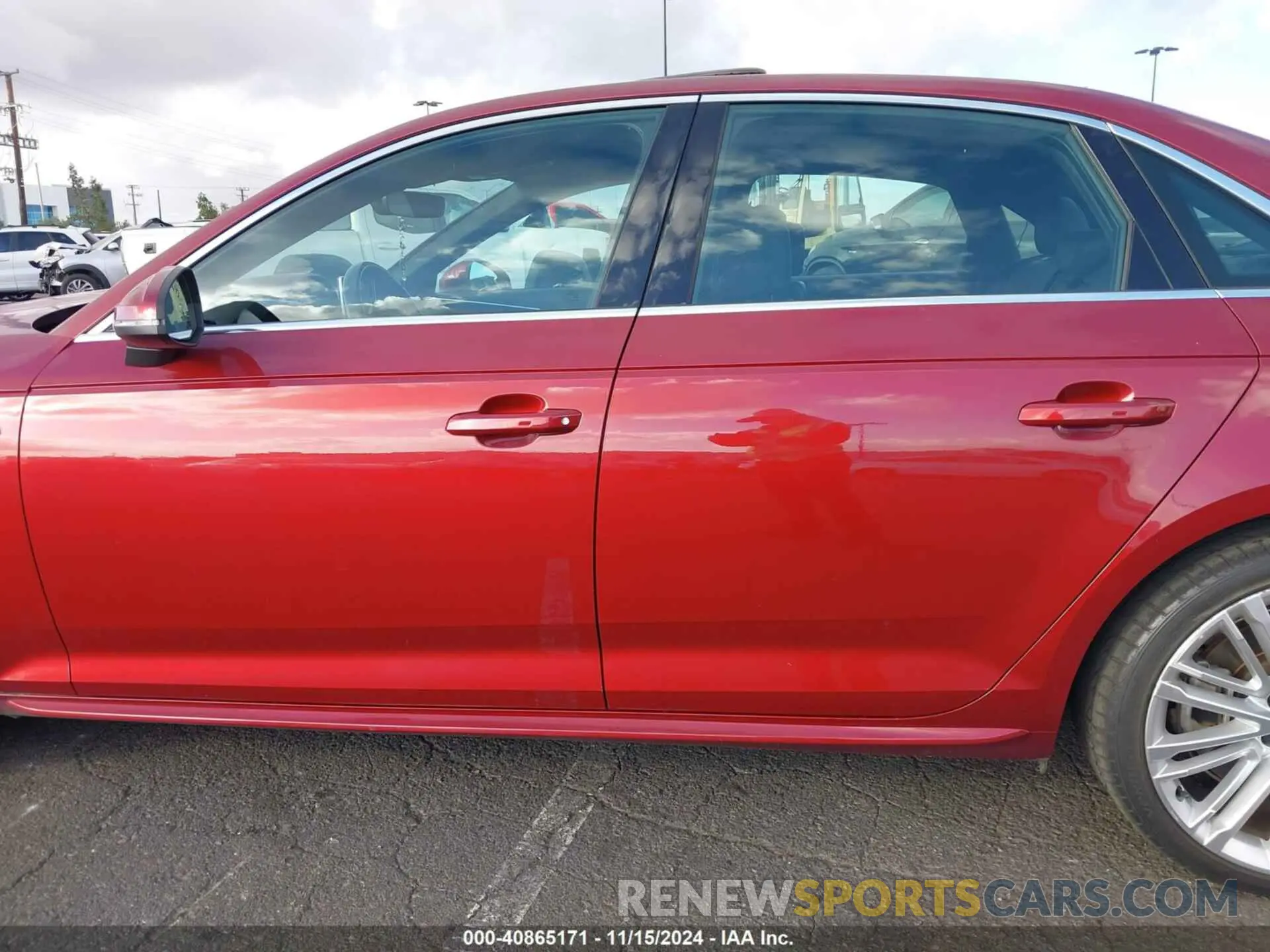14 Photograph of a damaged car WAUENAF40KA067487 AUDI A4 2019