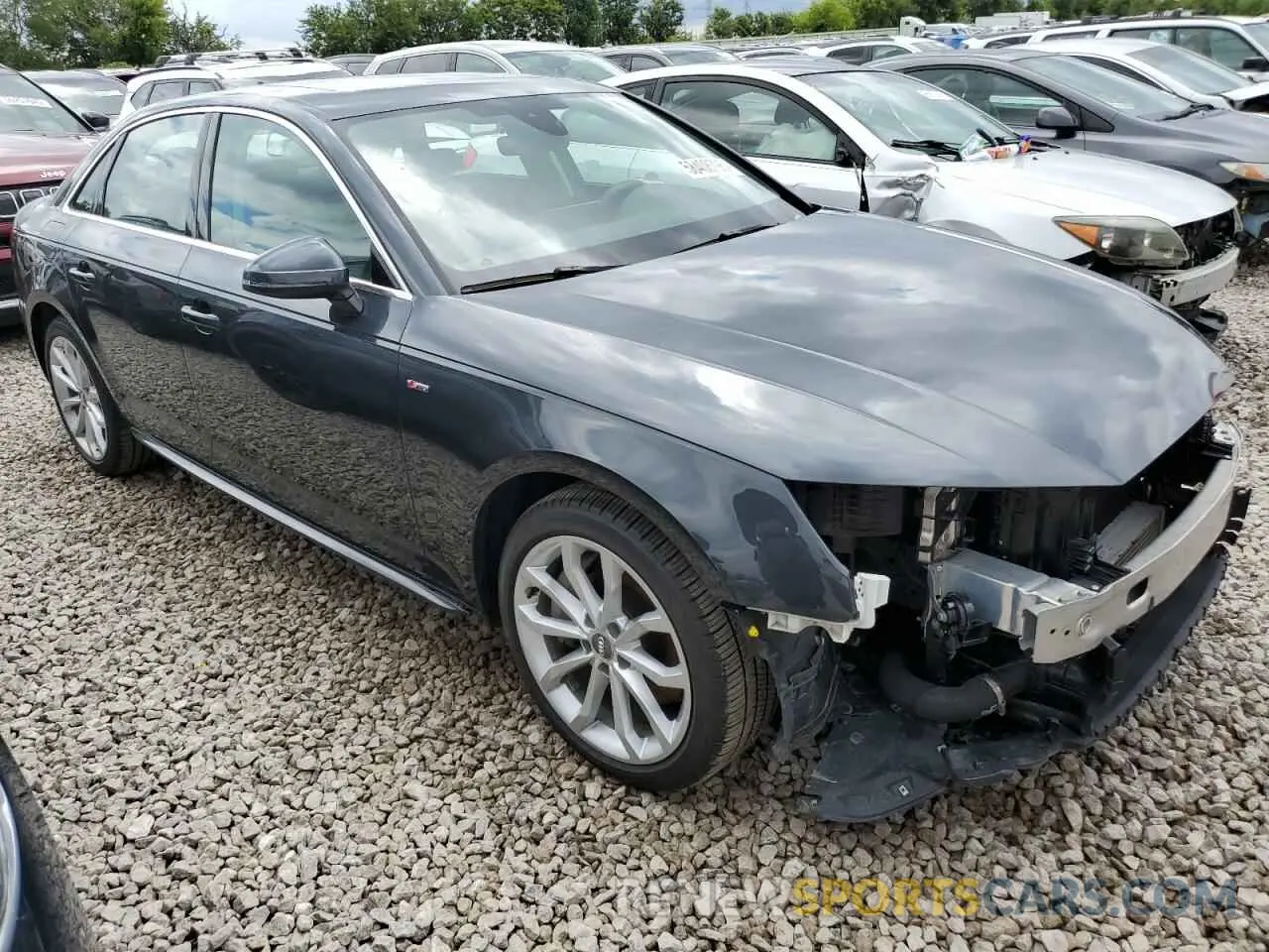 4 Фотография поврежденного автомобиля WAUENAF40KN007749 AUDI A4 2019