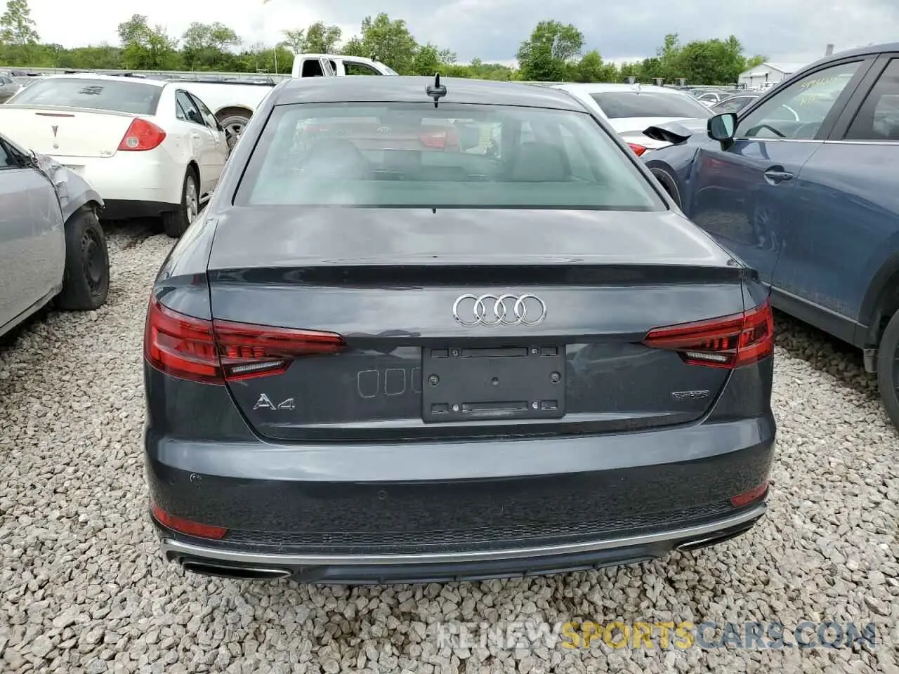 6 Фотография поврежденного автомобиля WAUENAF40KN007749 AUDI A4 2019