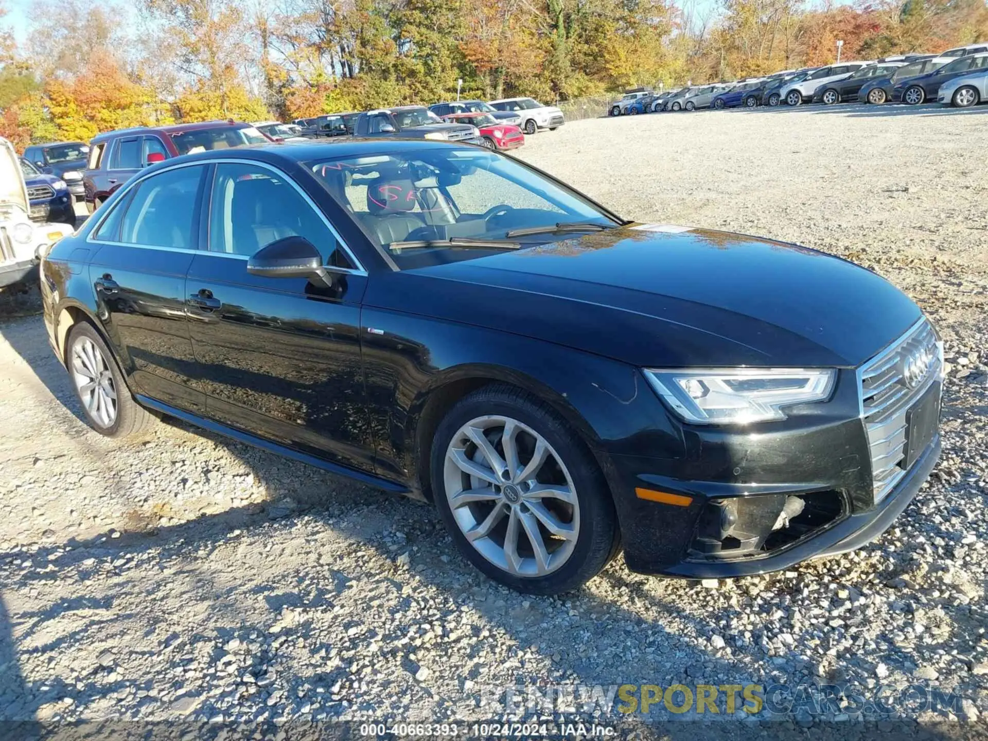 1 Photograph of a damaged car WAUENAF41KA118687 AUDI A4 2019