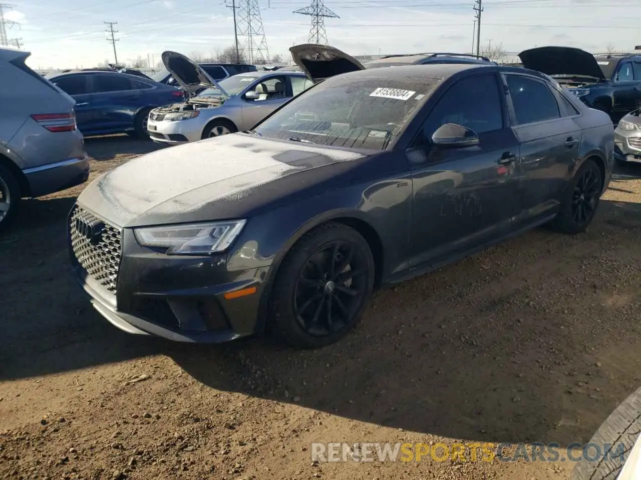 1 Фотография поврежденного автомобиля WAUENAF41KN002527 AUDI A4 2019