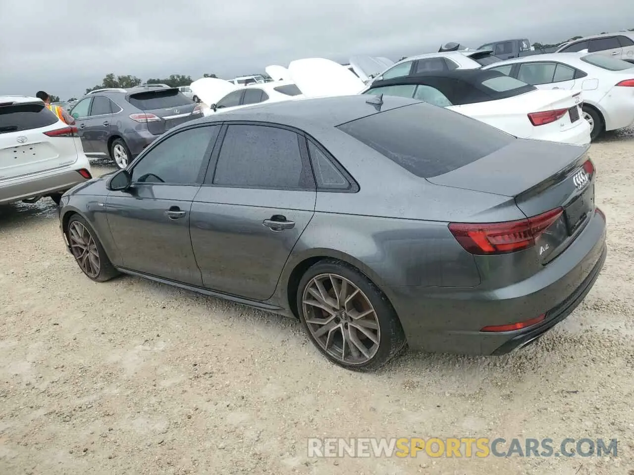 2 Photograph of a damaged car WAUENAF42KA012930 AUDI A4 2019
