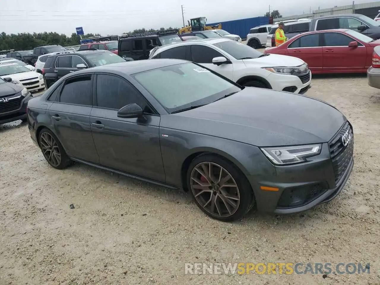 4 Photograph of a damaged car WAUENAF42KA012930 AUDI A4 2019