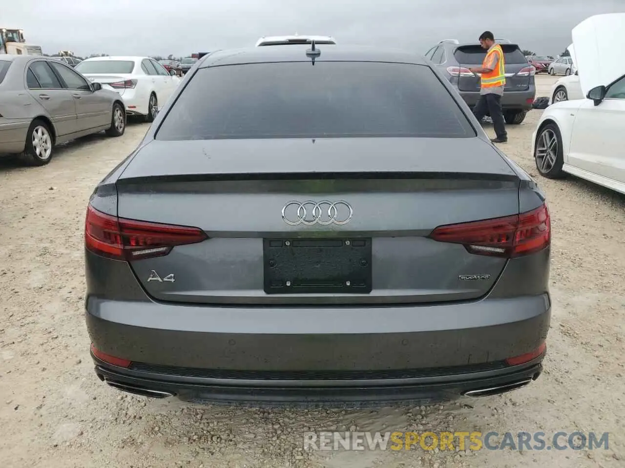 6 Photograph of a damaged car WAUENAF42KA012930 AUDI A4 2019